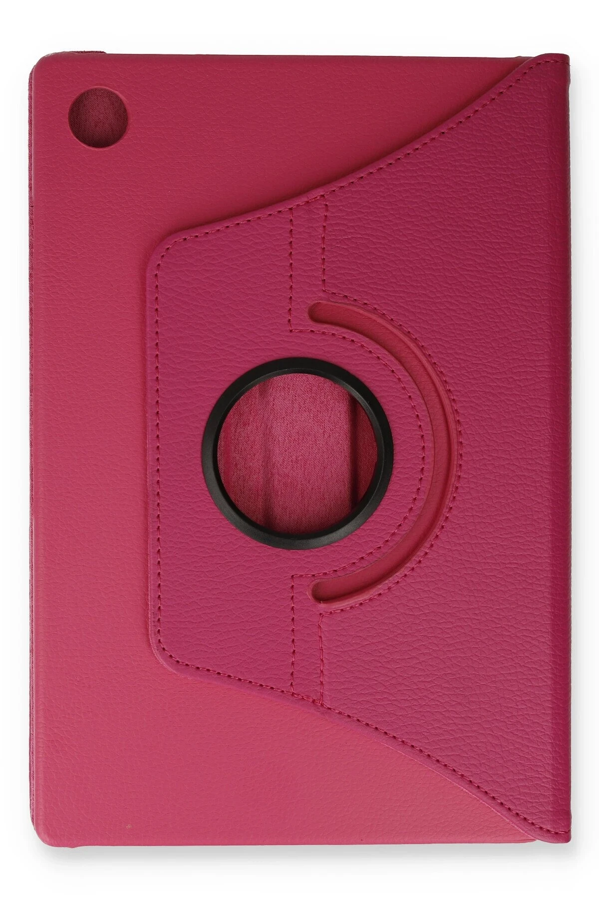 Newface Samsung Galaxy Tab A9 Kılıf 360 Tablet Deri Kılıf - Pembe