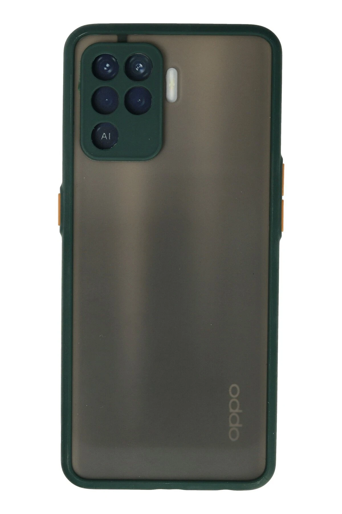 Newface Oppo Reno 5 Lite Kılıf Montreal Silikon Kapak - Yeşil