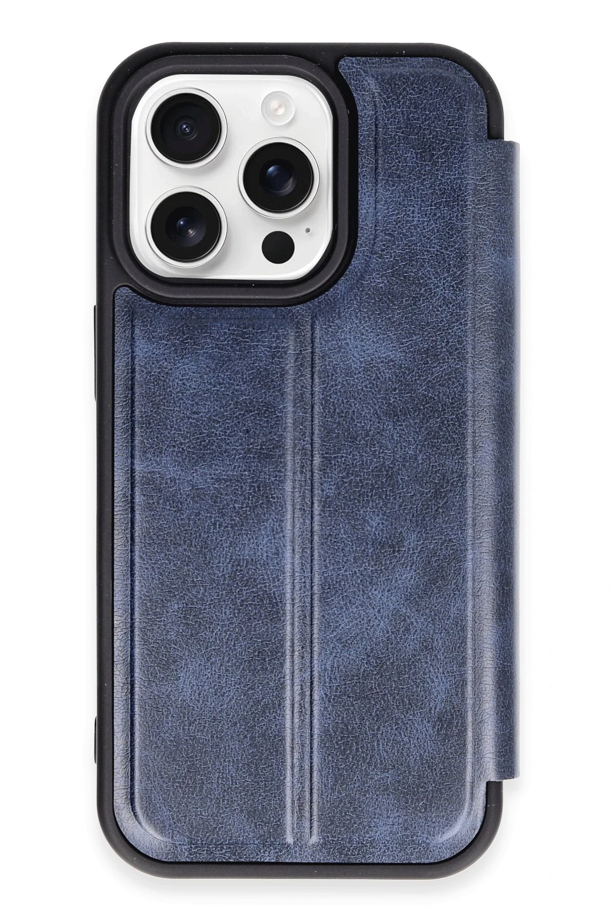 Newface iPhone 14 Pro Max Kılıf Flip Cover - Lacivert