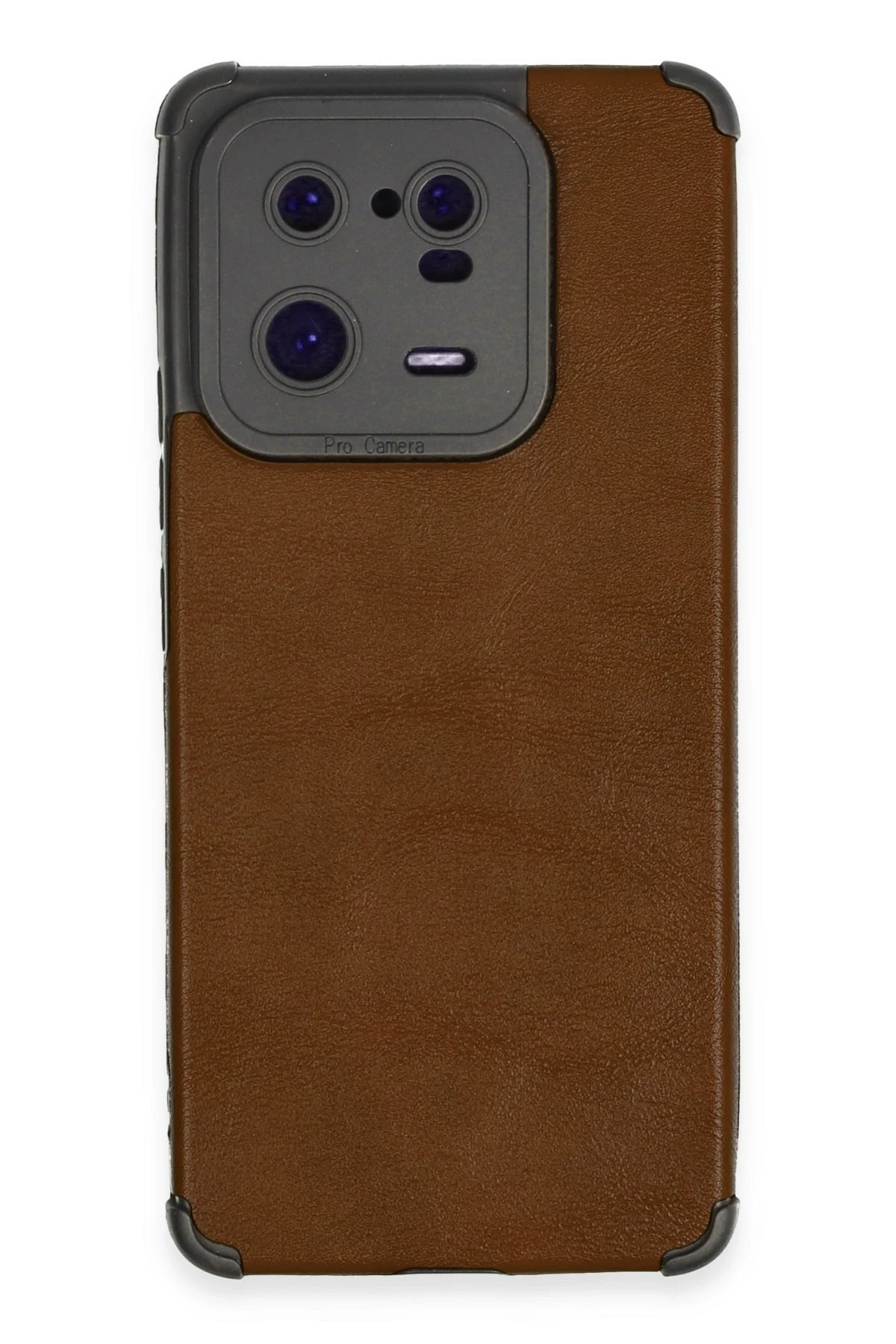 Newface Xiaomi Mi 13 Pro Kılıf Loop Deri Silikon - Kahverengi