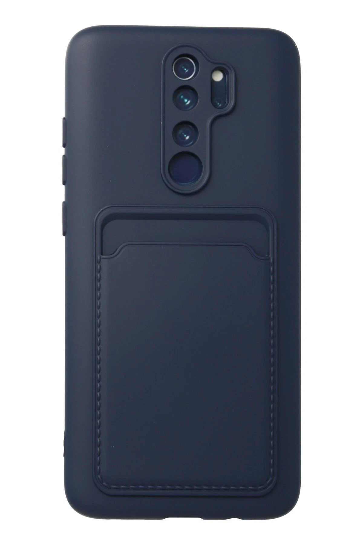 Newface Xiaomi Redmi Note 8 Pro Kılıf Kelvin Kartvizitli Silikon - Lacivert