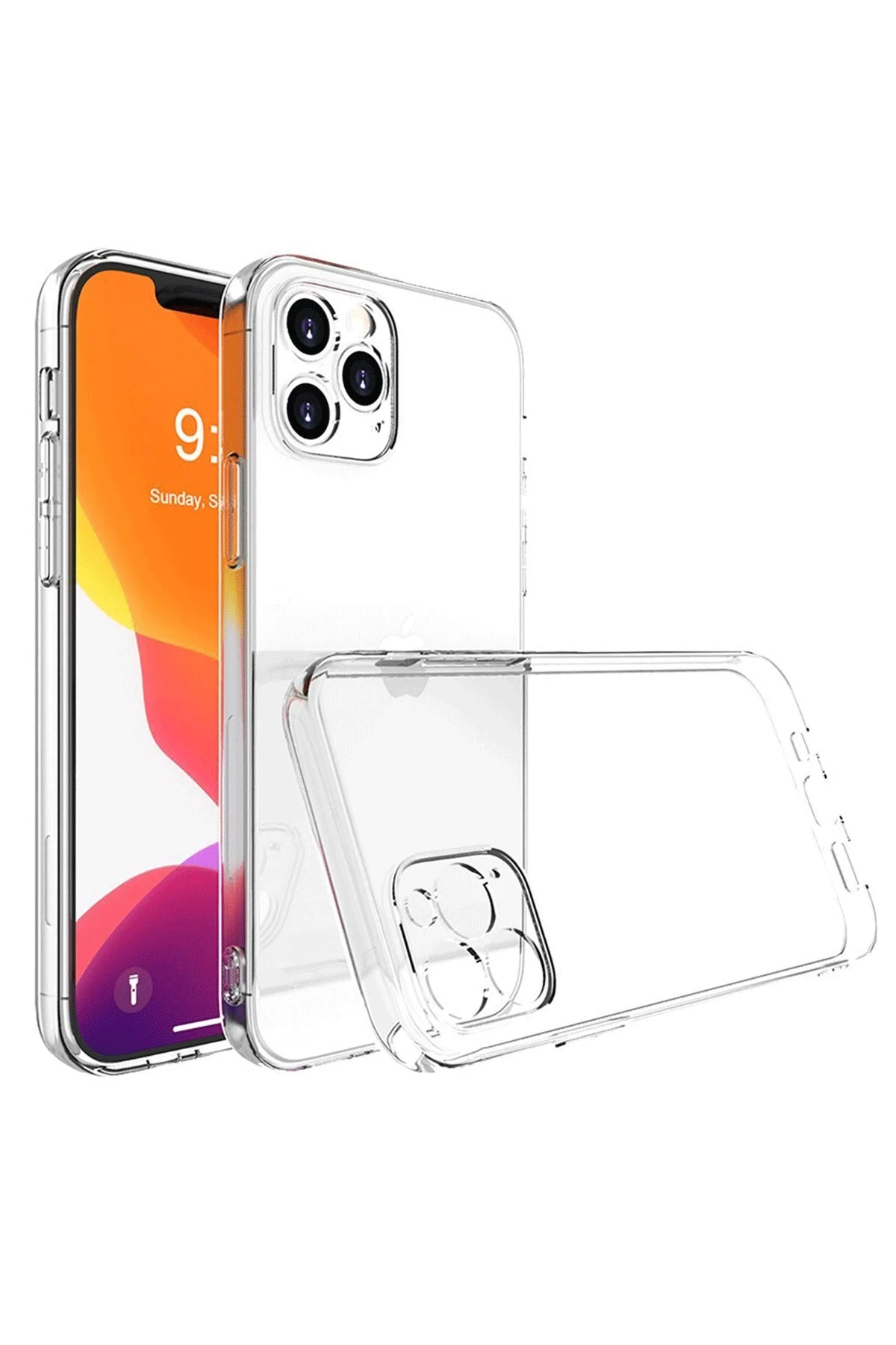 Newface iPhone 16 Pro Max Kılıf Lüx Şeffaf Silikon