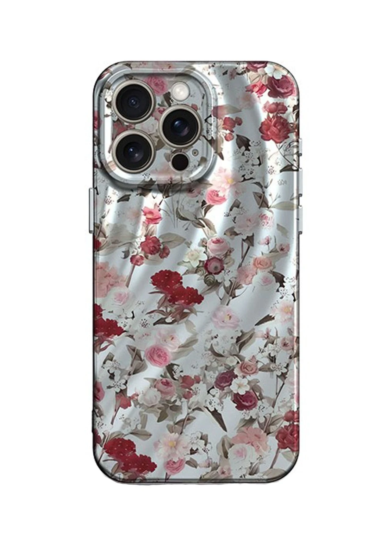Newface iPhone 13 Pro Kılıf Crew Desenli Kapak - Çiçek