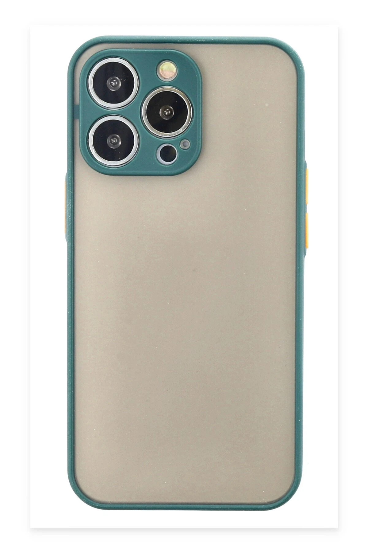Newface iPhone 15 Pro Kılıf Montreal Silikon Kapak - Yeşil