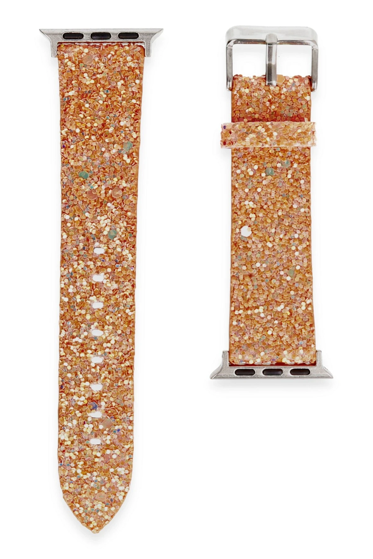 Newface Apple Watch 38mm Starry Taşlı Kordon - Pudra