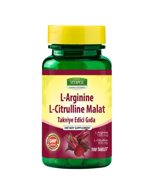 L-Arginine L-Citrulline Malat 100 Tablet