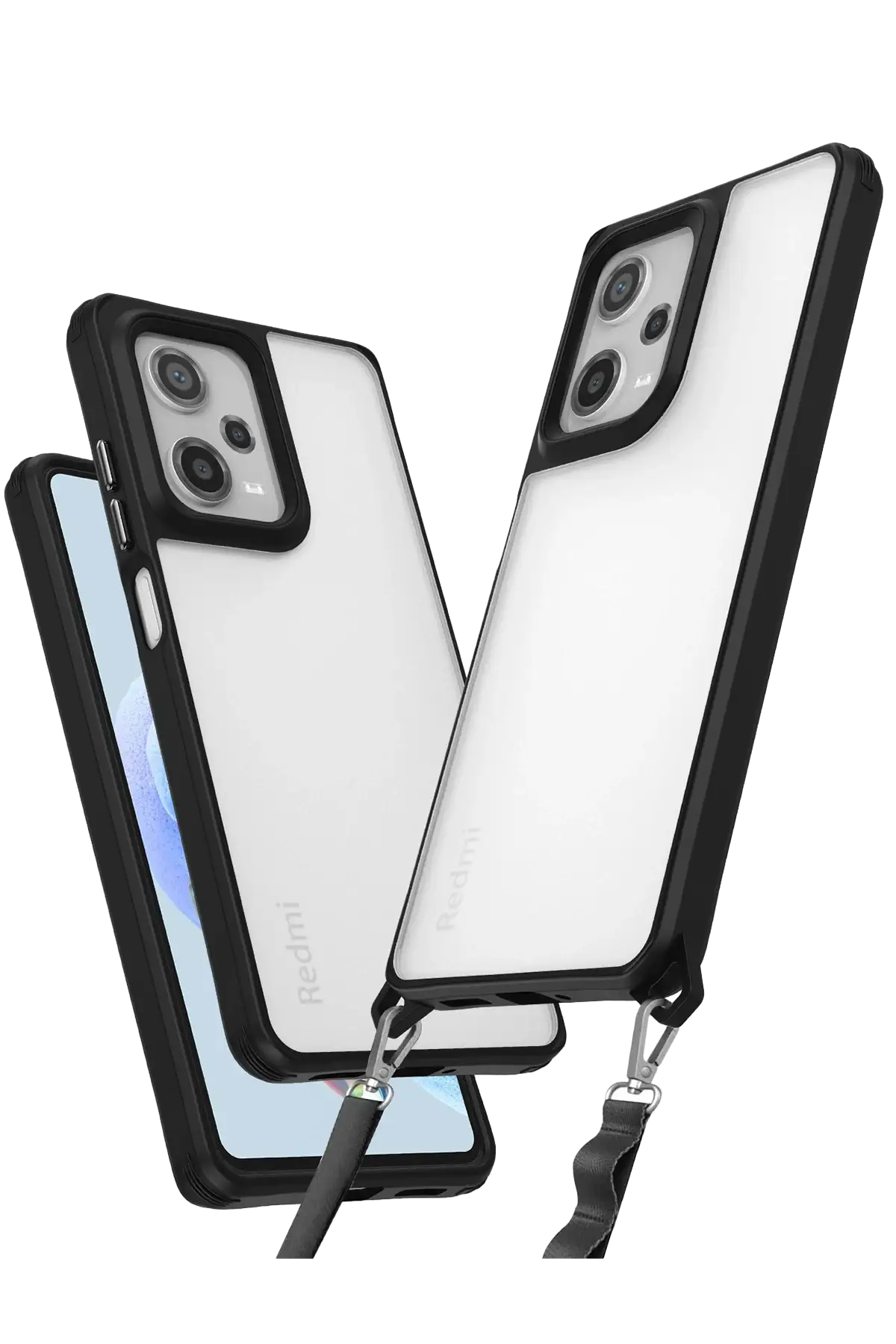 Newface Xiaomi Redmi Note 12 Pro 5G Kılıf Penta Silikon Kılıf - Siyah