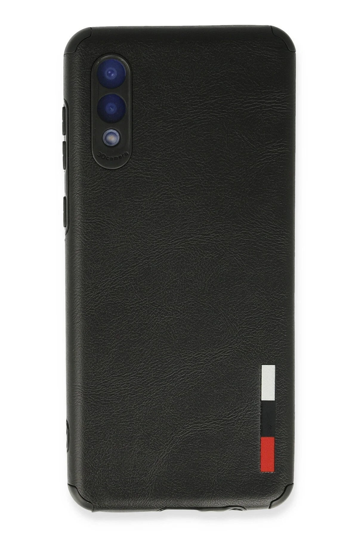 Newface Samsung Galaxy A02 Kılıf Loop Deri Silikon - Siyah
