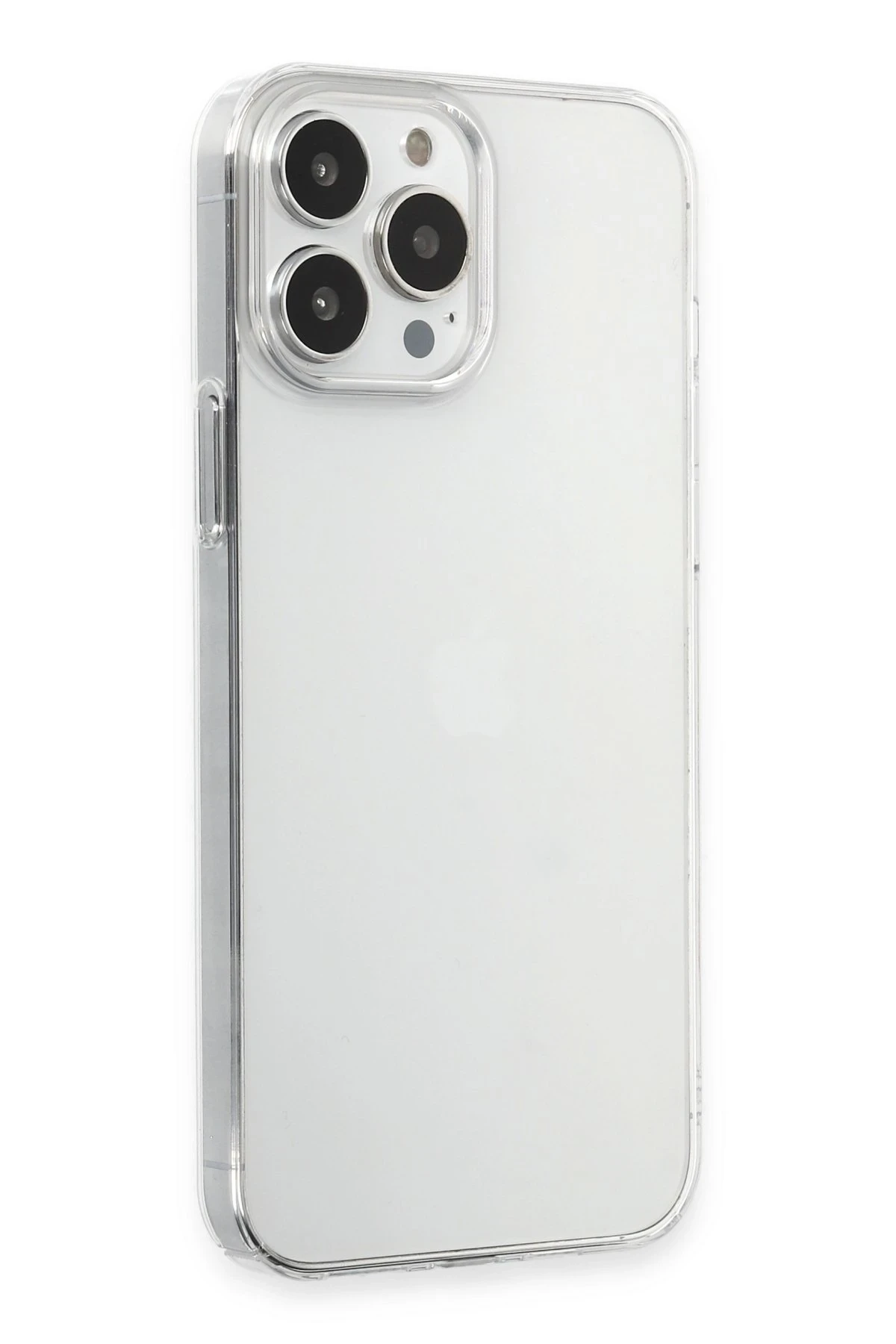 Newface iPhone 15 Pro Max Kılıf Pc Sert Şeffaf Kapak - Şeffaf