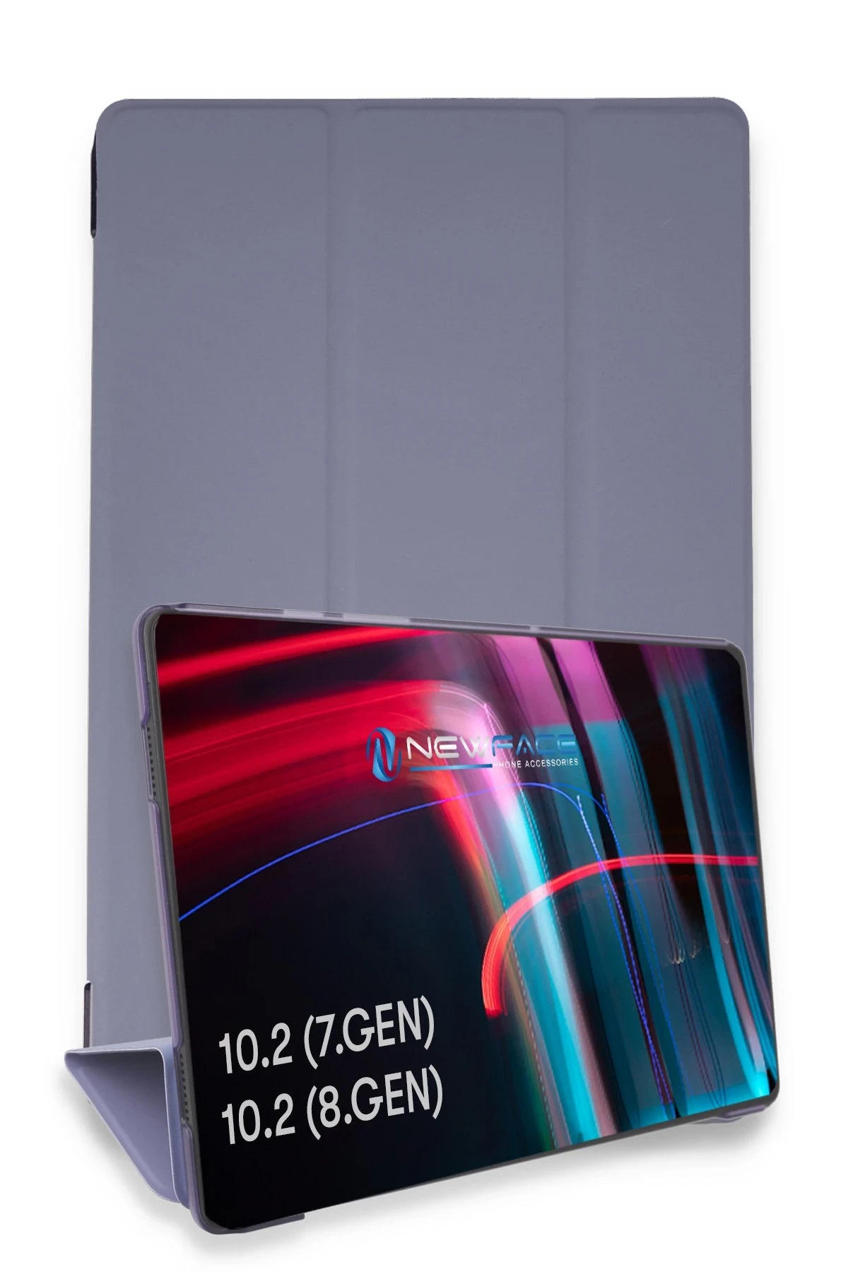 Newface iPad 10.2 (7.nesil) Kılıf Tablet Smart Kılıf - Lila
