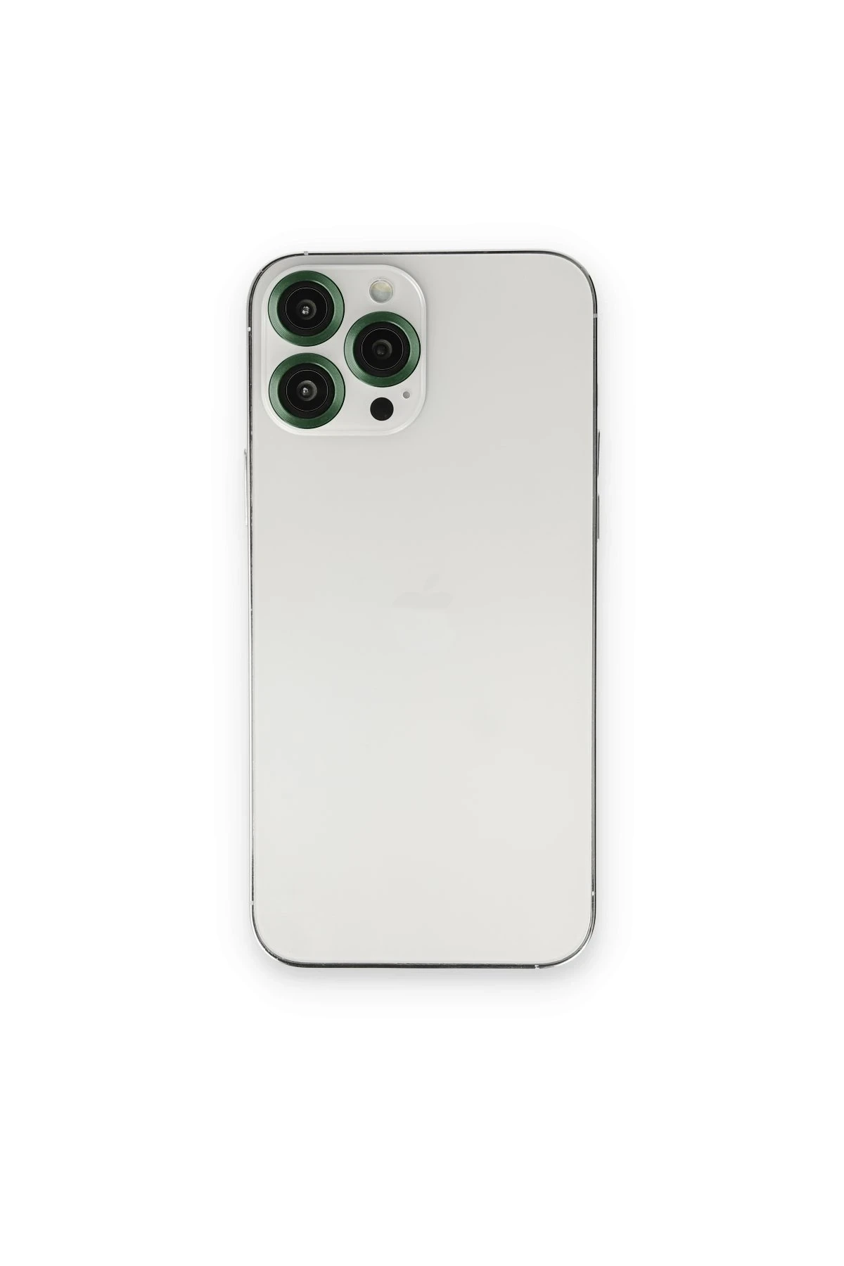 Newface iPhone 14 Pro Max Metal Kamera Lens - Koyu Yeşil