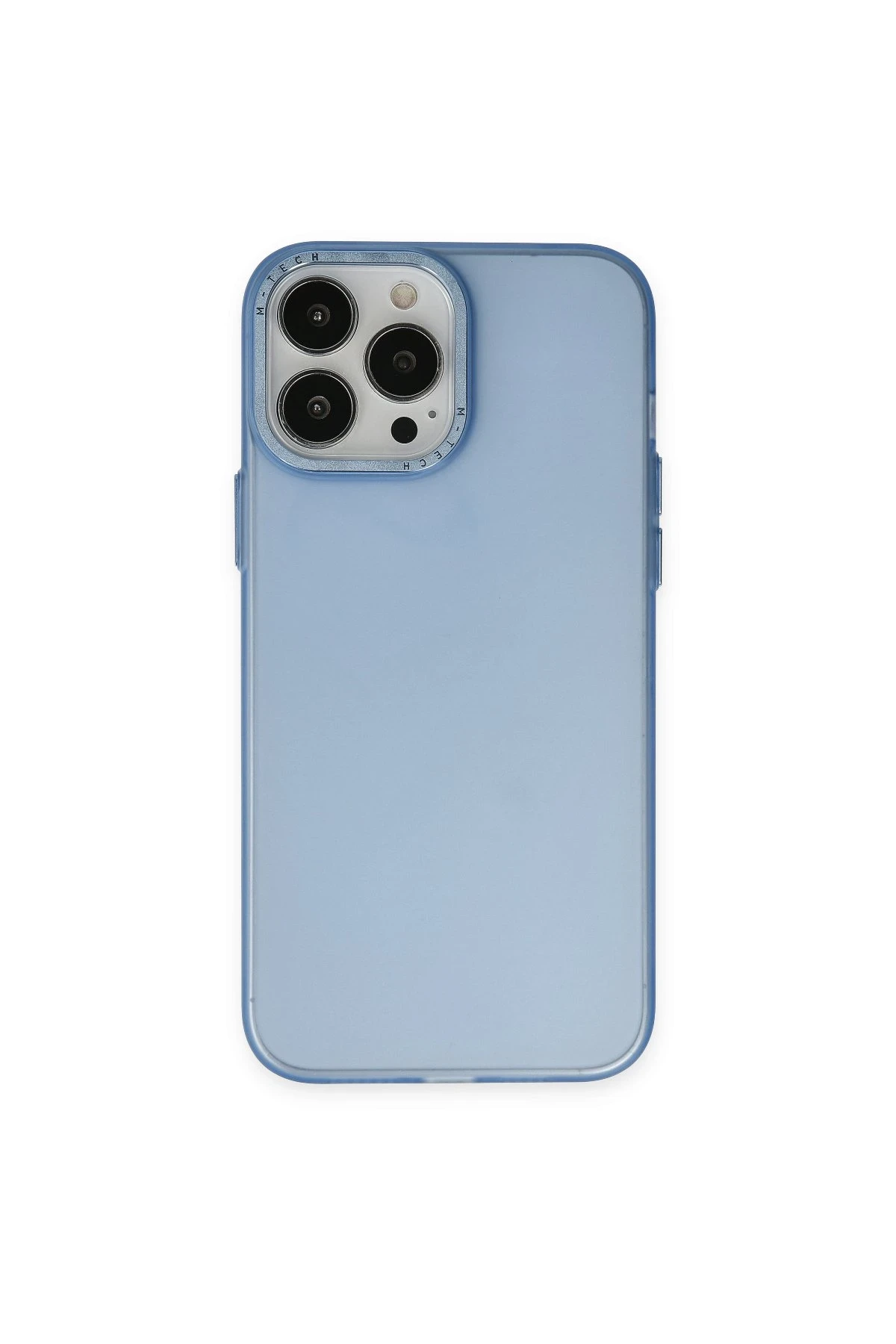 Newface iPhone 14 Pro Max Kılıf Modos Metal Kapak - Mavi