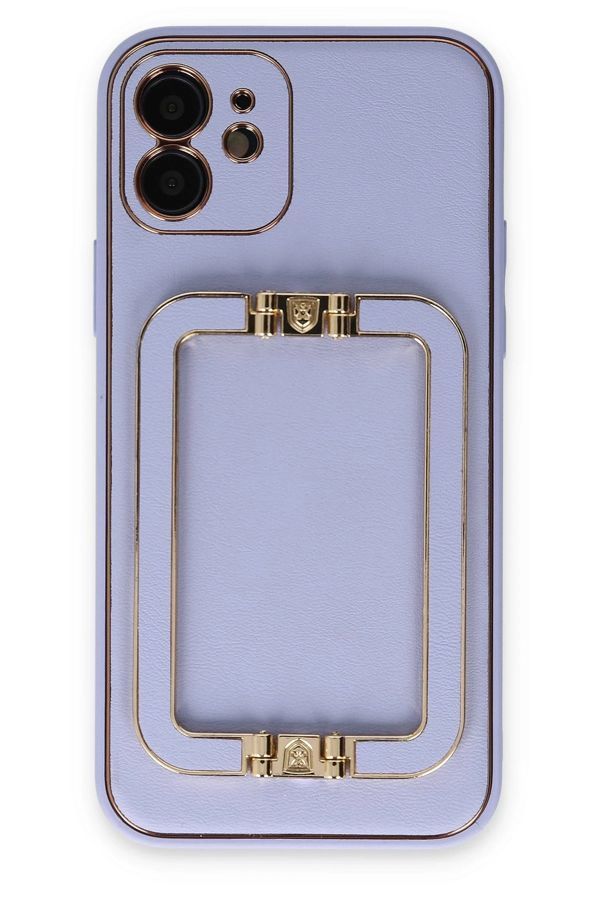 Newface iPhone 12 Kılıf Coco Elit Kapak - Lila