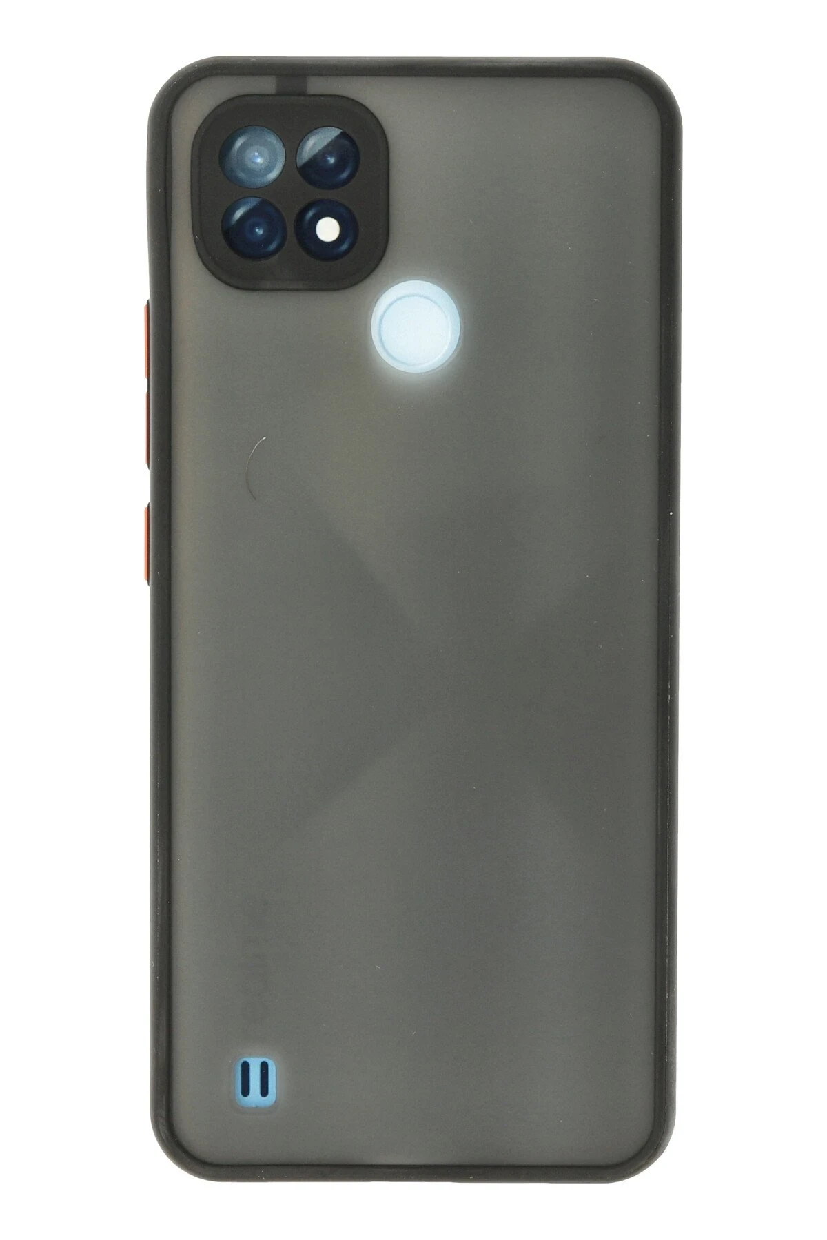 Newface Realme C21 Kılıf Montreal Silikon Kapak - Siyah