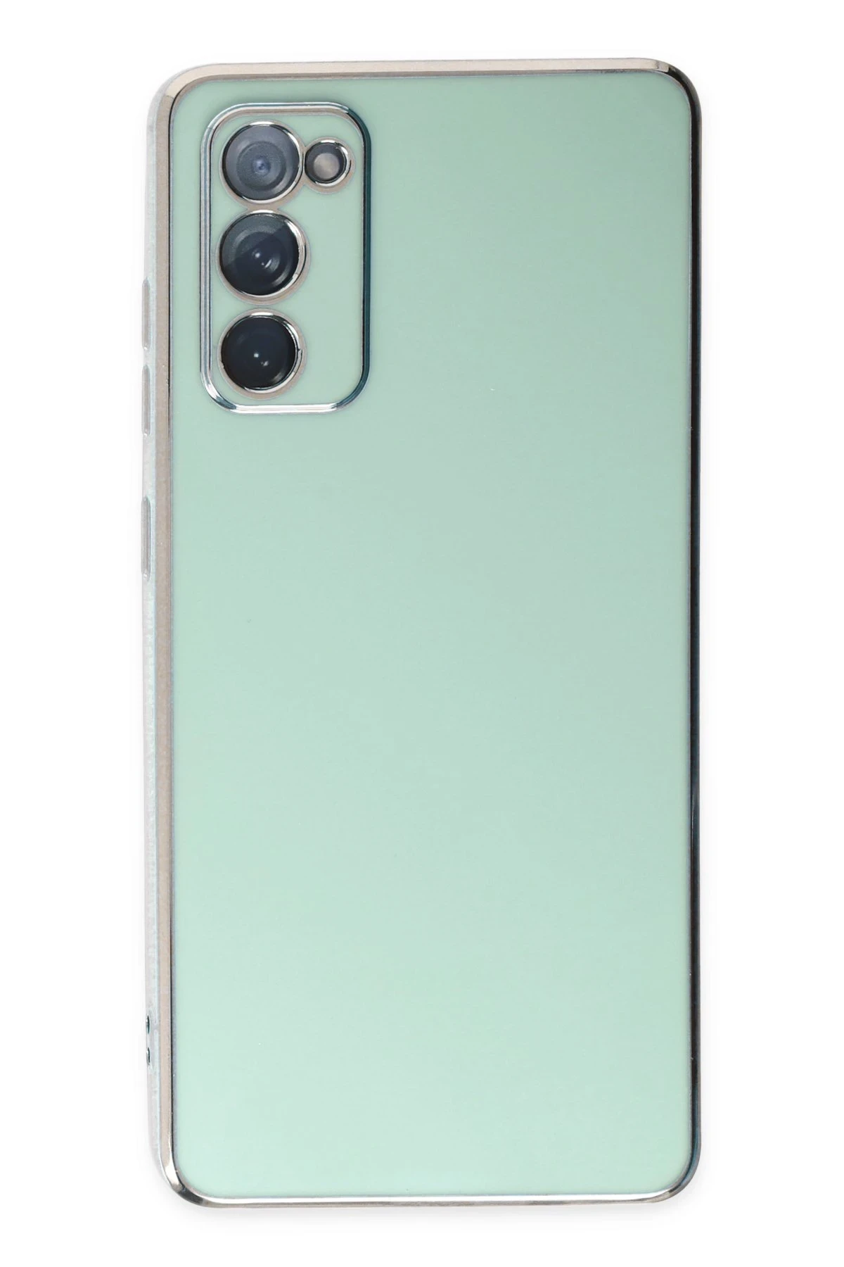 Newface Samsung Galaxy S20 FE Kılıf Volet Silikon - Açık Yeşil