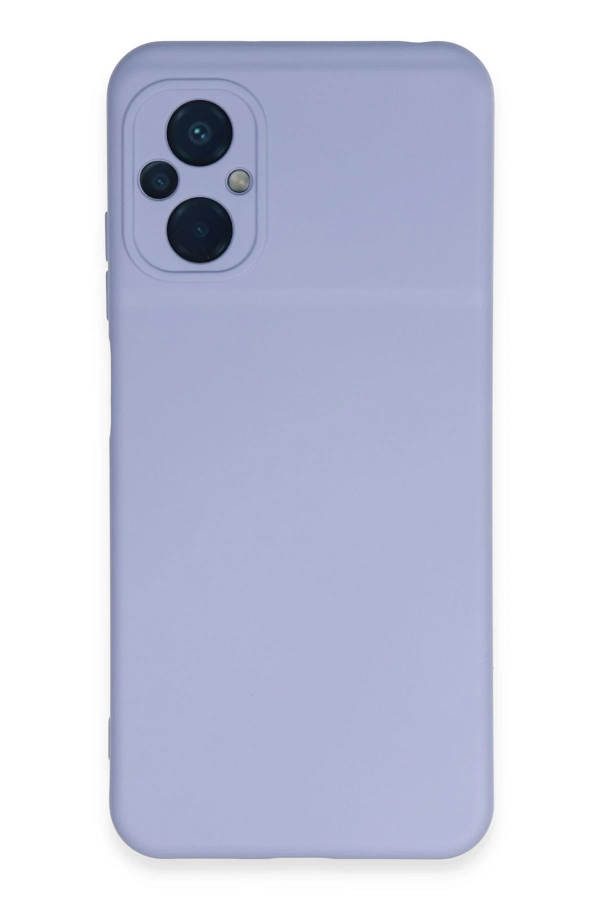 Newface Xiaomi Poco M5 Kılıf Nano içi Kadife Silikon - Lila