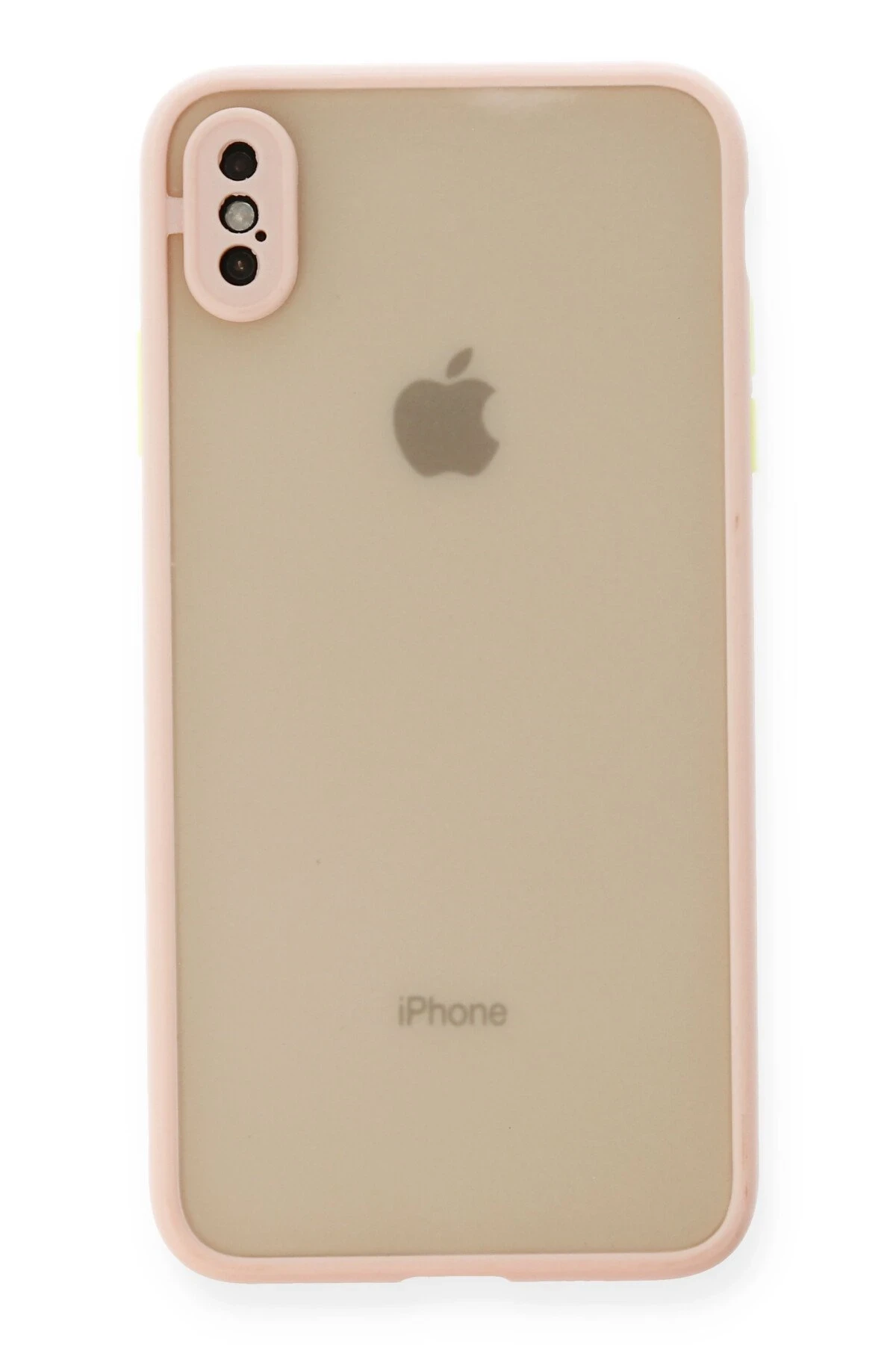 Newface iPhone XS Max Kılıf Montreal Silikon Kapak - Pembe