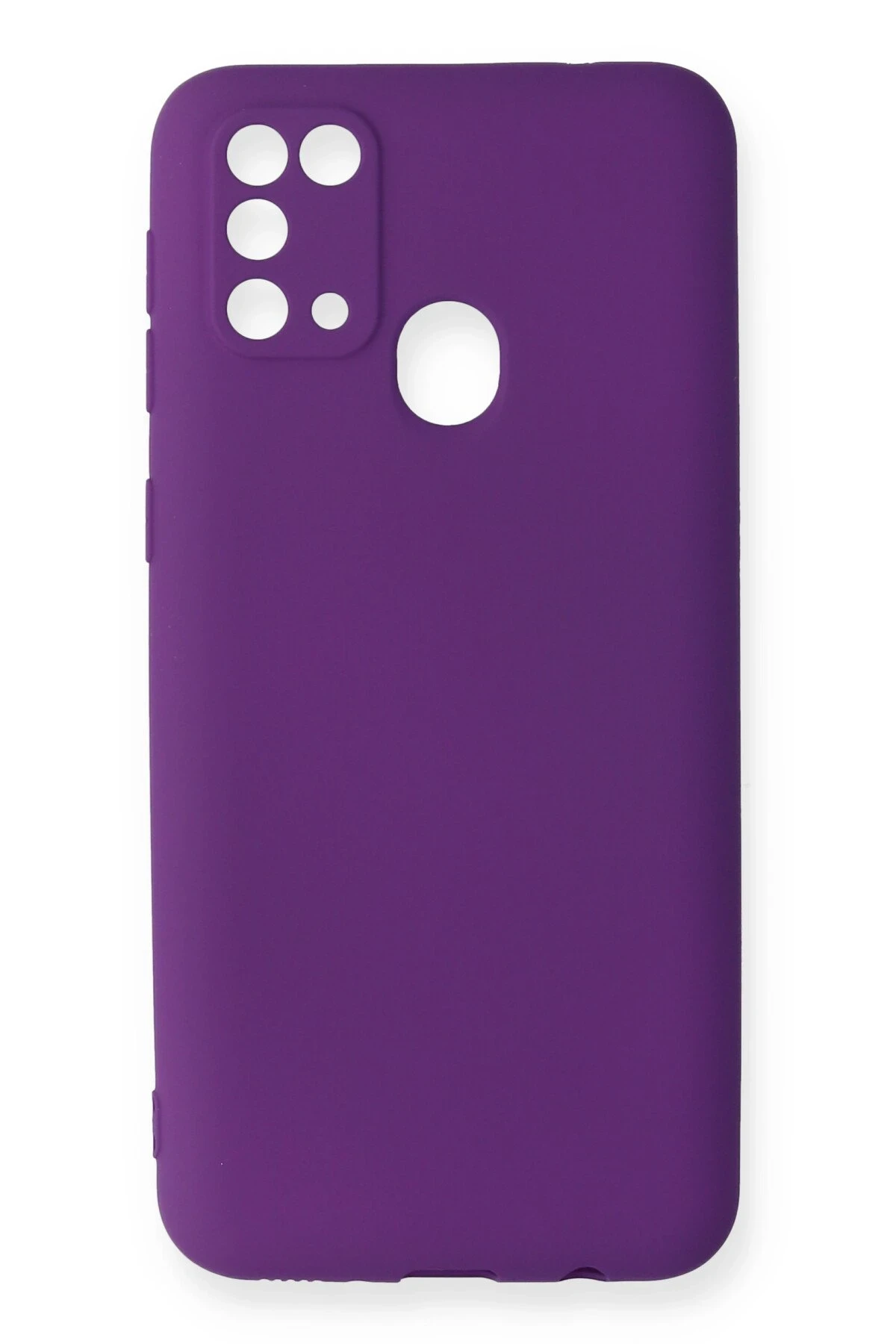 Newface Samsung Galaxy M31 Kılıf First Silikon - Mor