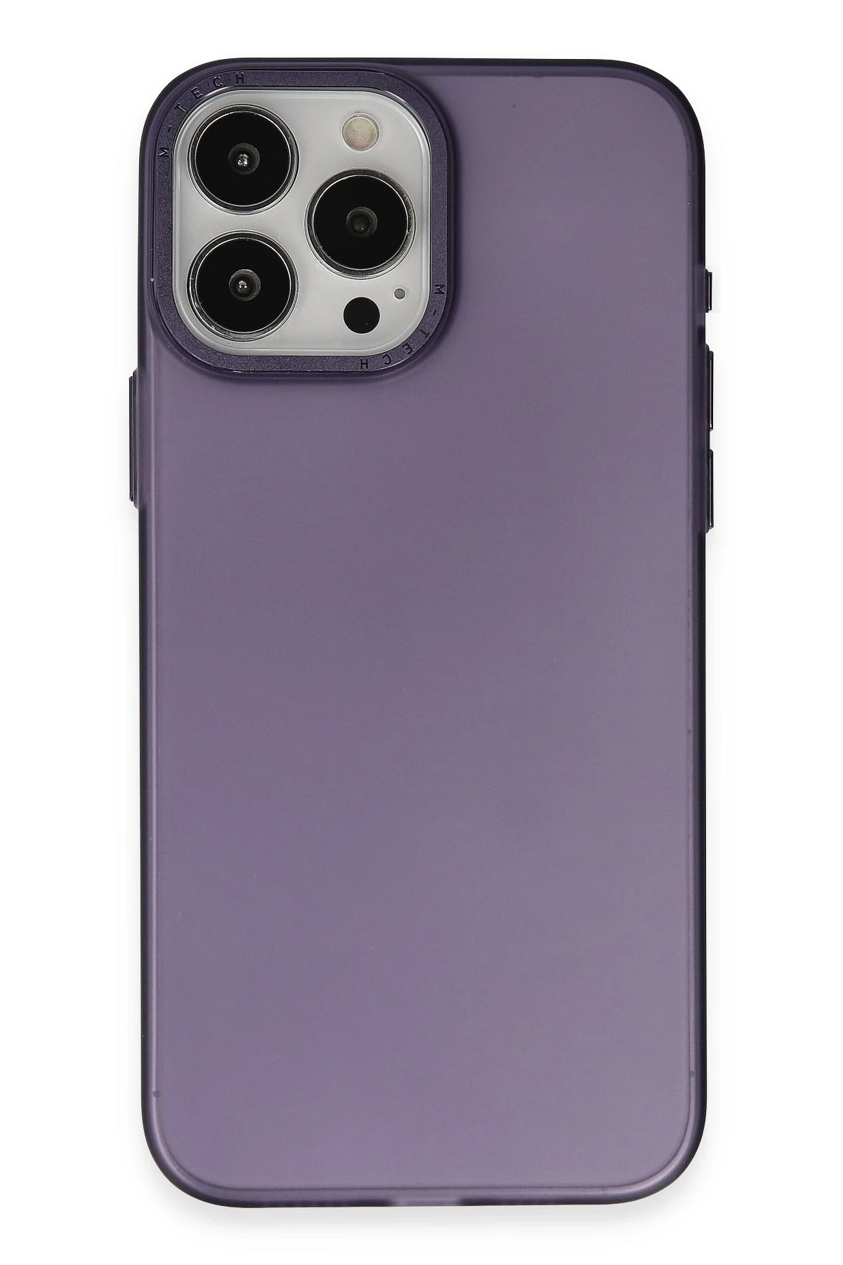 Newface iPhone 15 Pro Max Kılıf Modos Metal Kapak - Derin Mor