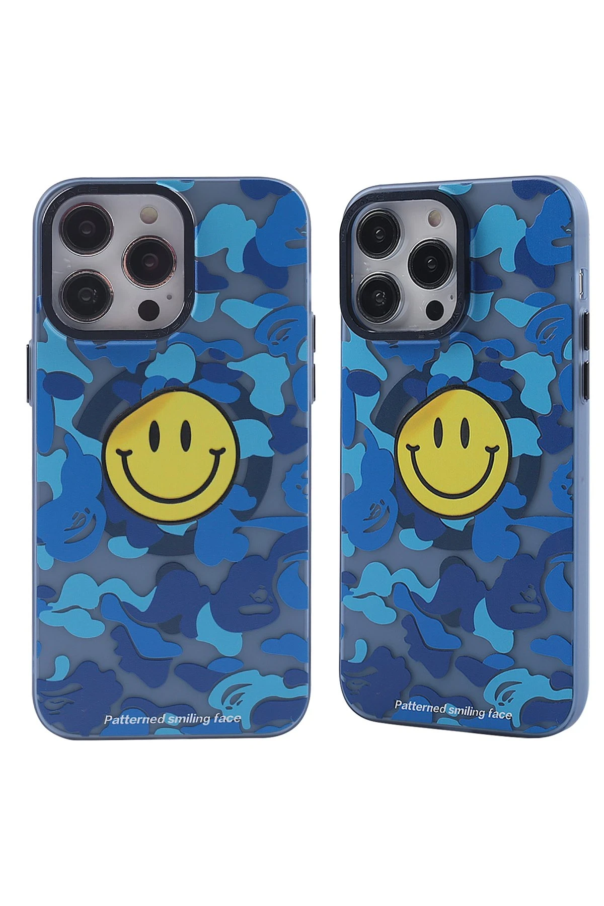 Newface iPhone 14 Pro Max Kılıf Apollo Magneticsafe Desenli Kapak - Apollo Mavi - 1