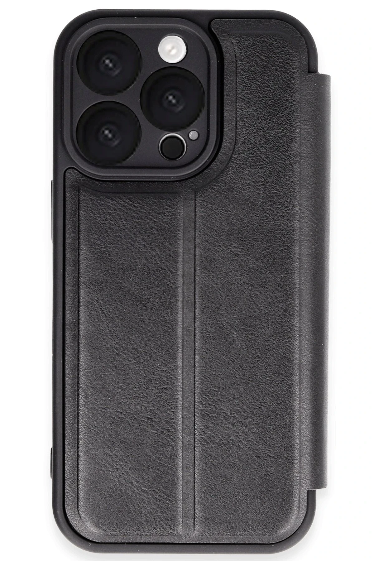 Newface iPhone 16 Pro Kılıf Flip Cover - Siyah