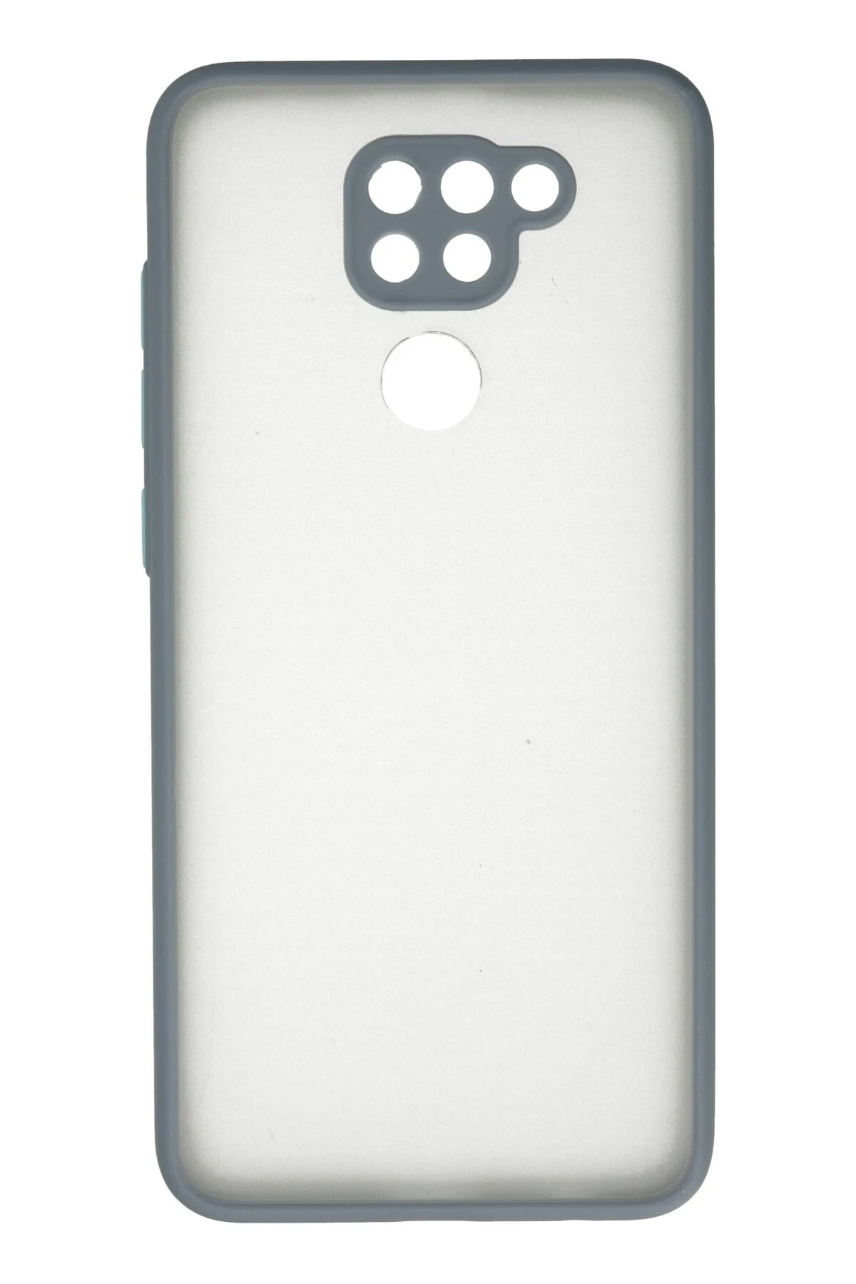 Newface Xiaomi Redmi Note 9 Kılıf Montreal Silikon Kapak - Gri