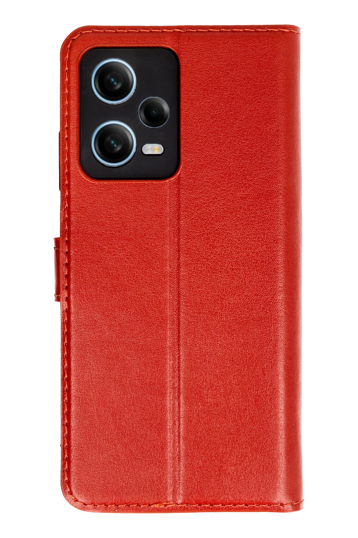 Newface Xiaomi Redmi Note 12 Pro 5G Kılıf Trend S Plus Kapaklı Kılıf - Kırmızı