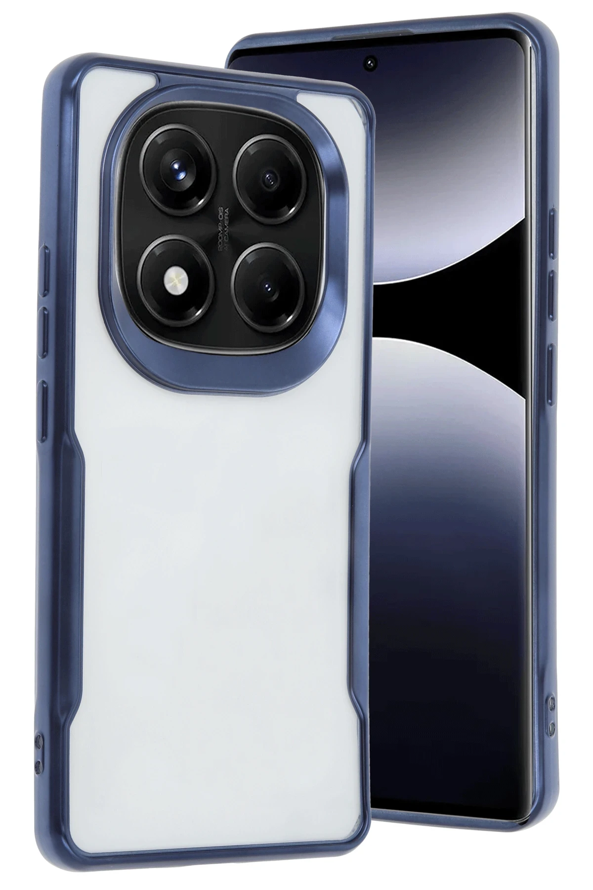 Newface Xiaomi Redmi Note 14 Pro 5G Kılıf Boyi Silikon Kapak - Lacivert