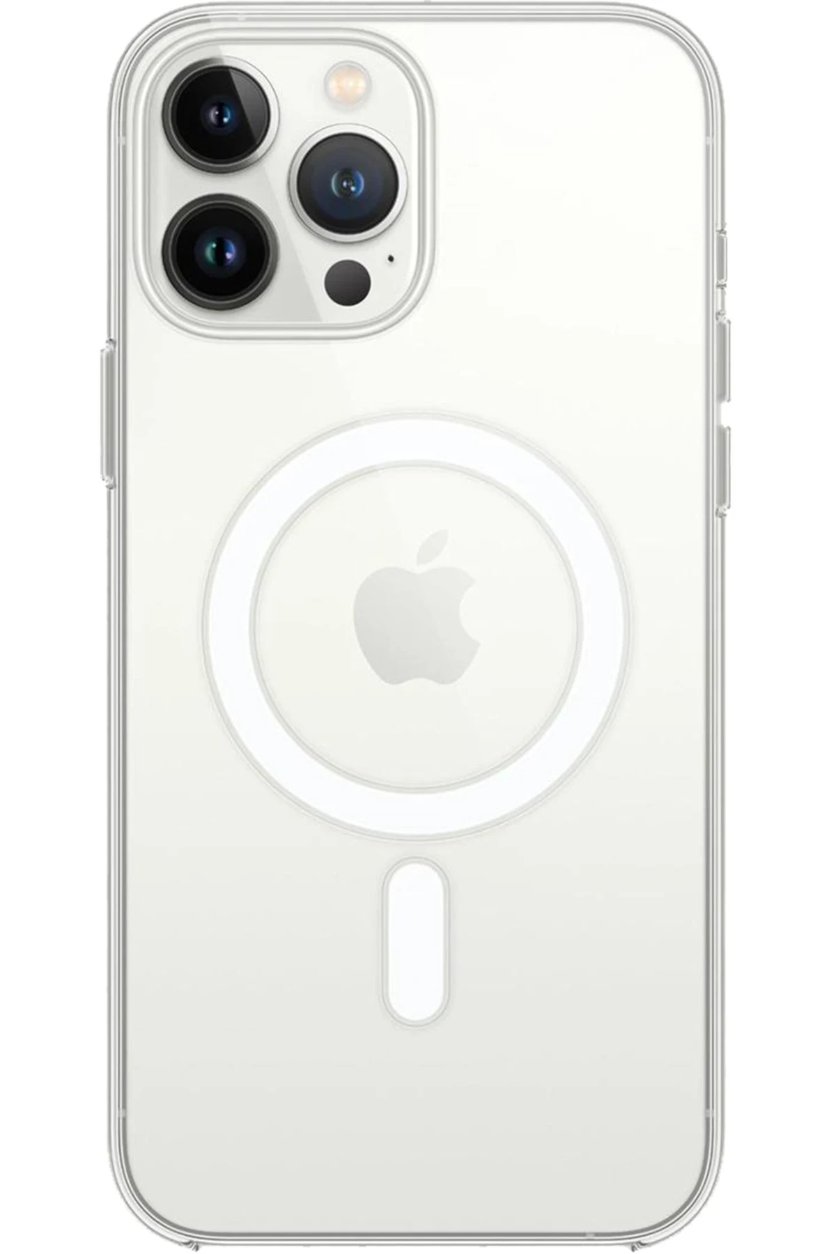 Newface iPhone 14 Pro Max Kılıf Pc Real Magsafe Kapak - Şeffaf