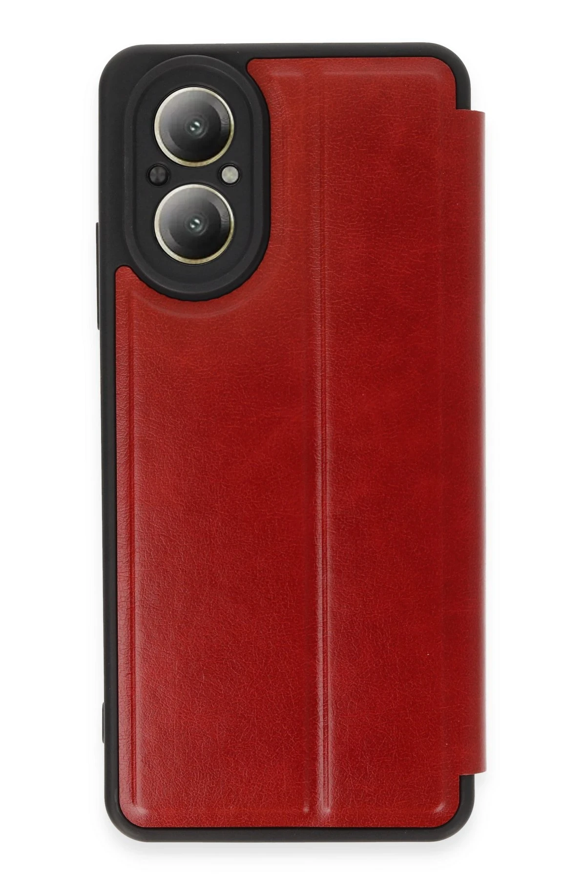 Newface Realme 12 Lite Kılıf Flip Cover - Kırmızı