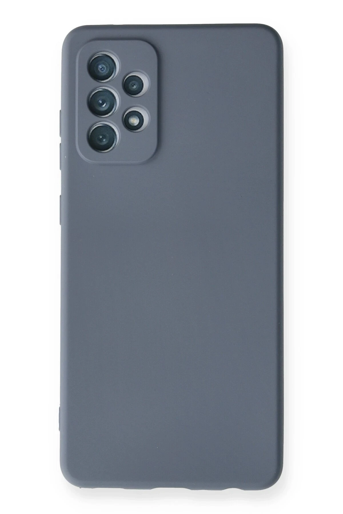 Newface Samsung Galaxy A72 Kılıf Nano içi Kadife Silikon - Gri