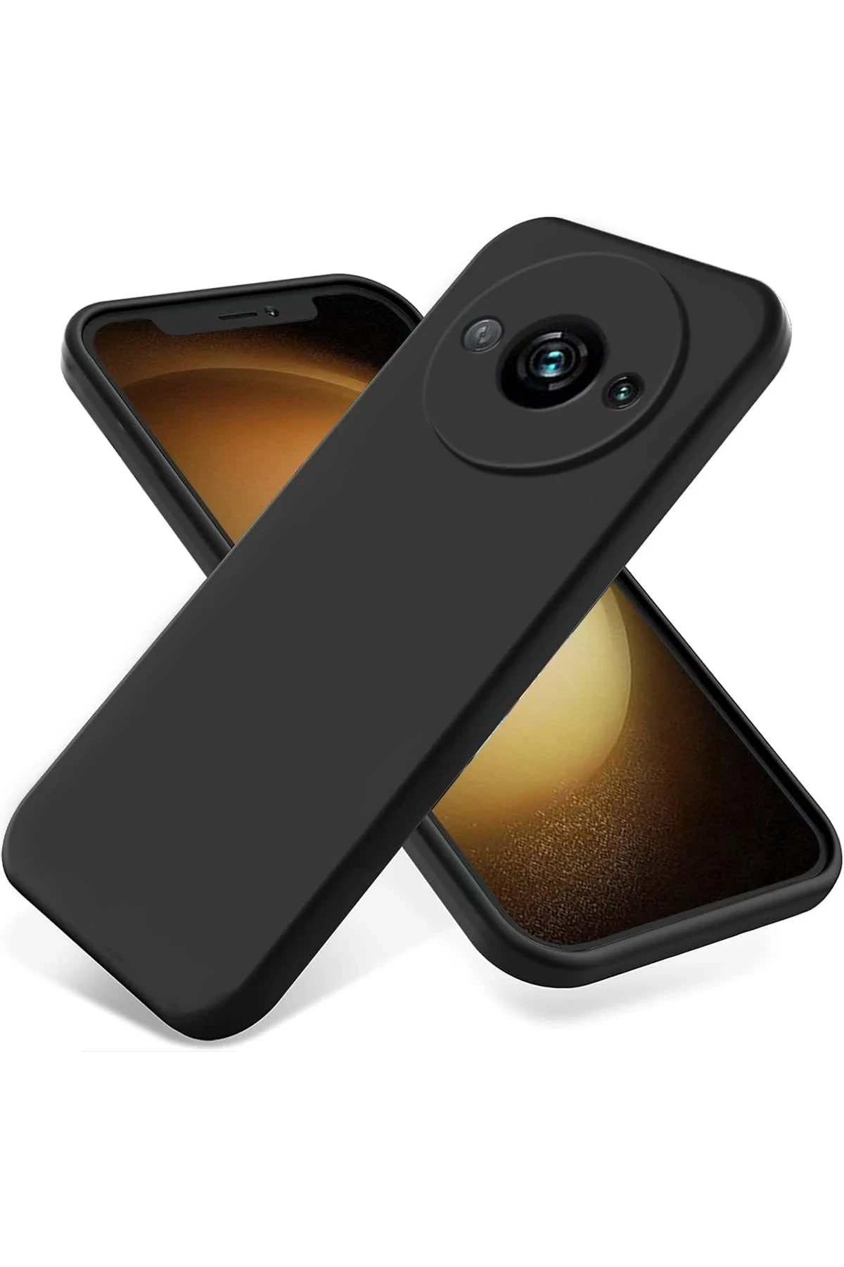 Newface Xiaomi Redmi A3 4G Kılıf First Silikon - Siyah