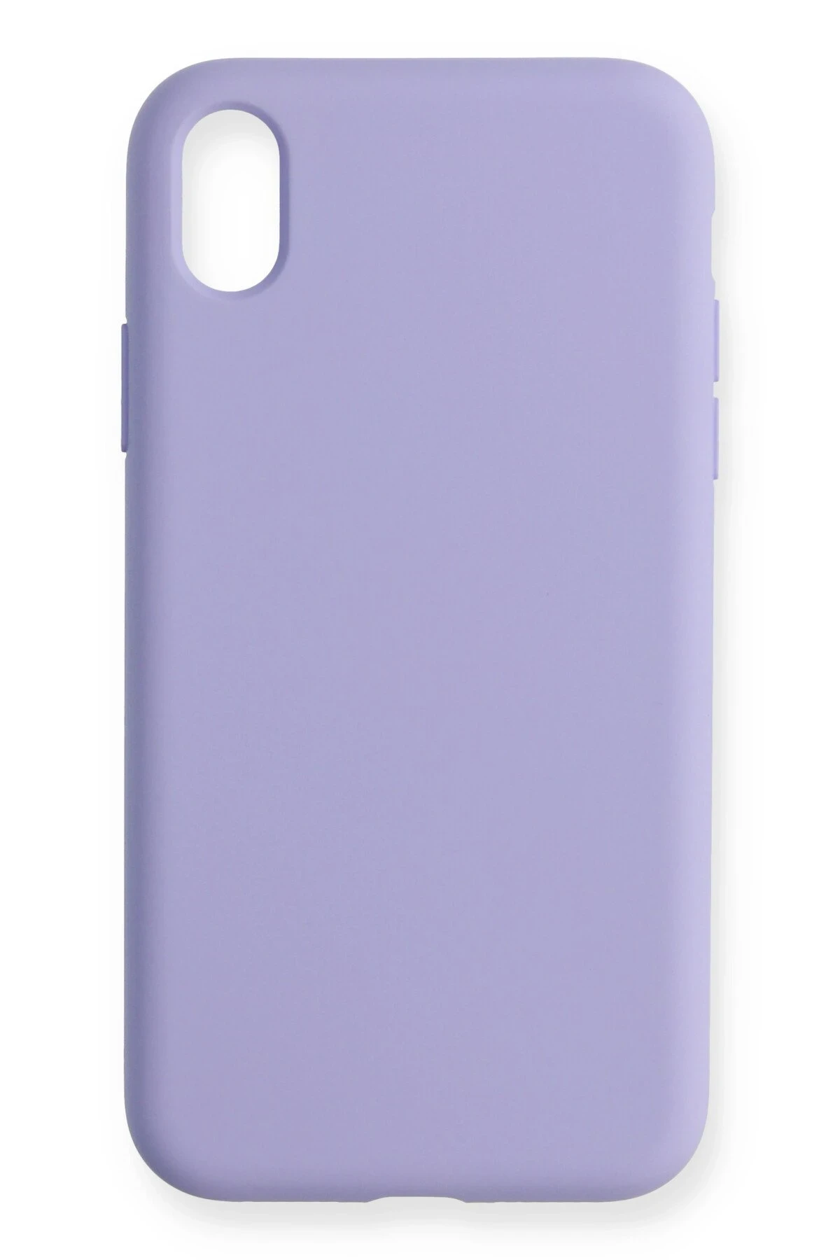Newface iPhone XR Kılıf Nano içi Kadife Silikon - Lila