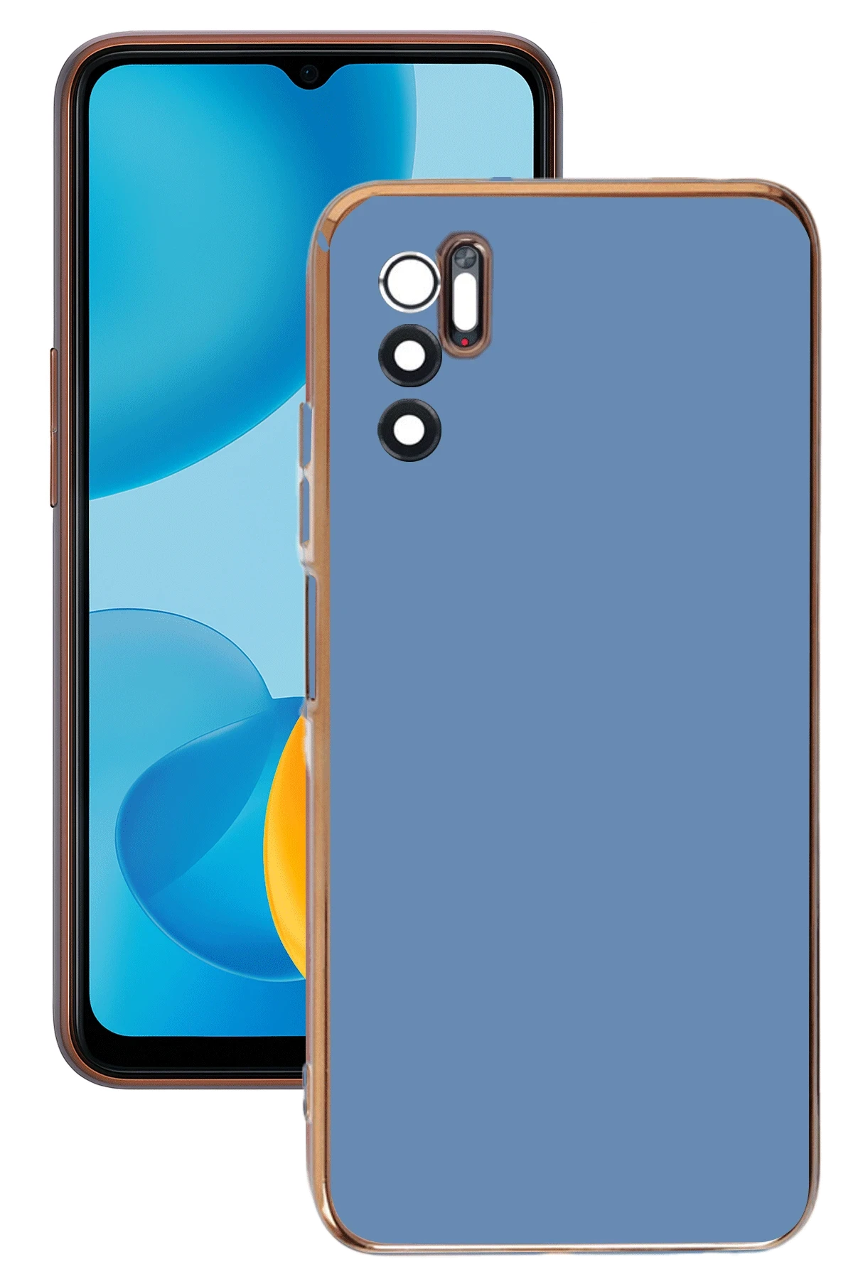 Newface Xiaomi Redmi Note 11 SE Kılıf Volet Silikon - Mavi