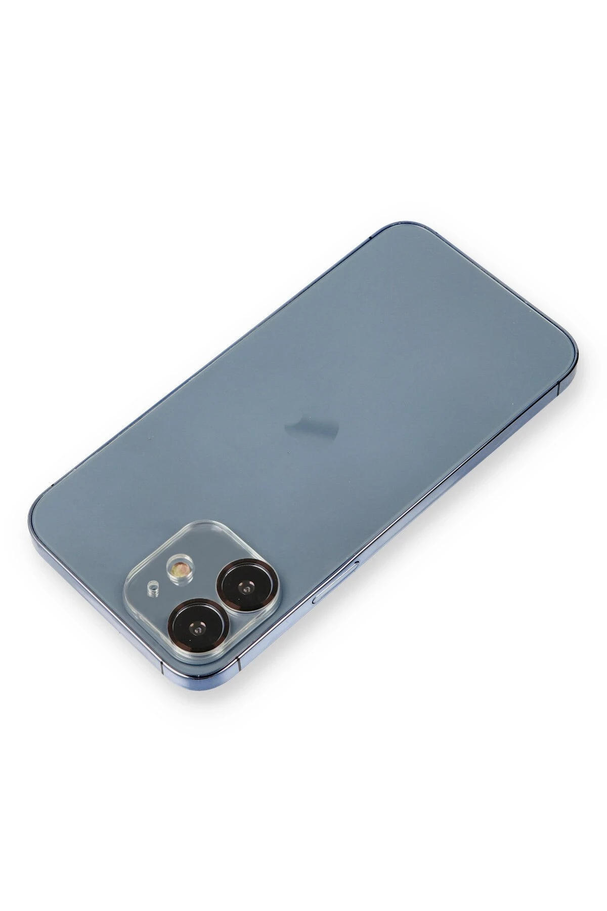 Newface iPhone 12 Mini Metal Kamera Lens Koruma Cam - Siyah