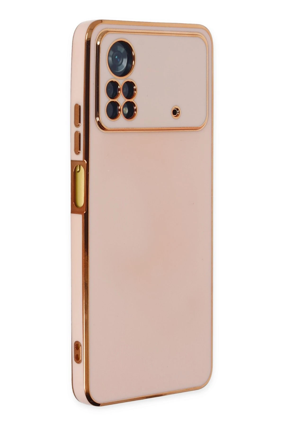 Newface Xiaomi Poco X4 Pro 5G Kılıf Volet Silikon - Pembe