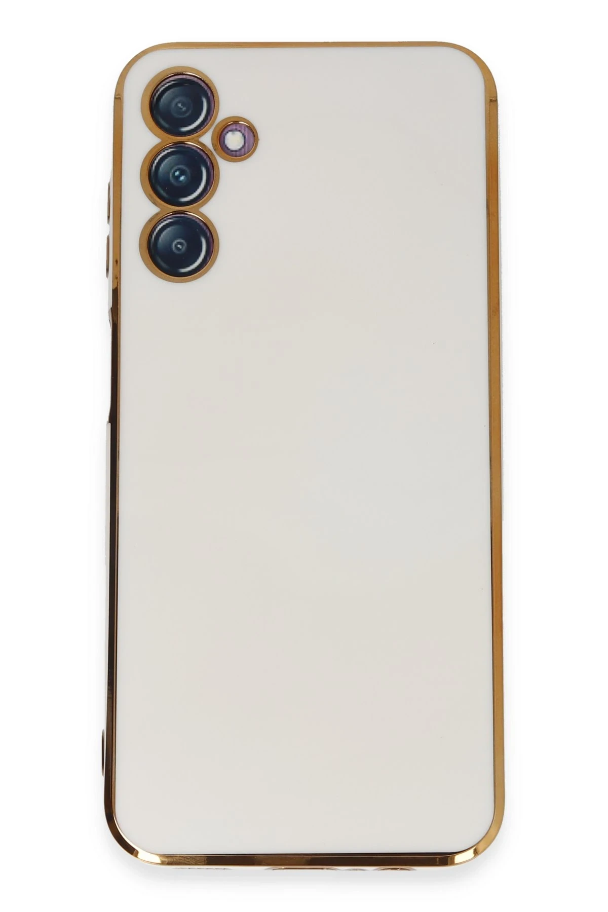 Newface Samsung Galaxy M14 5G Kılıf Volet Silikon - Beyaz