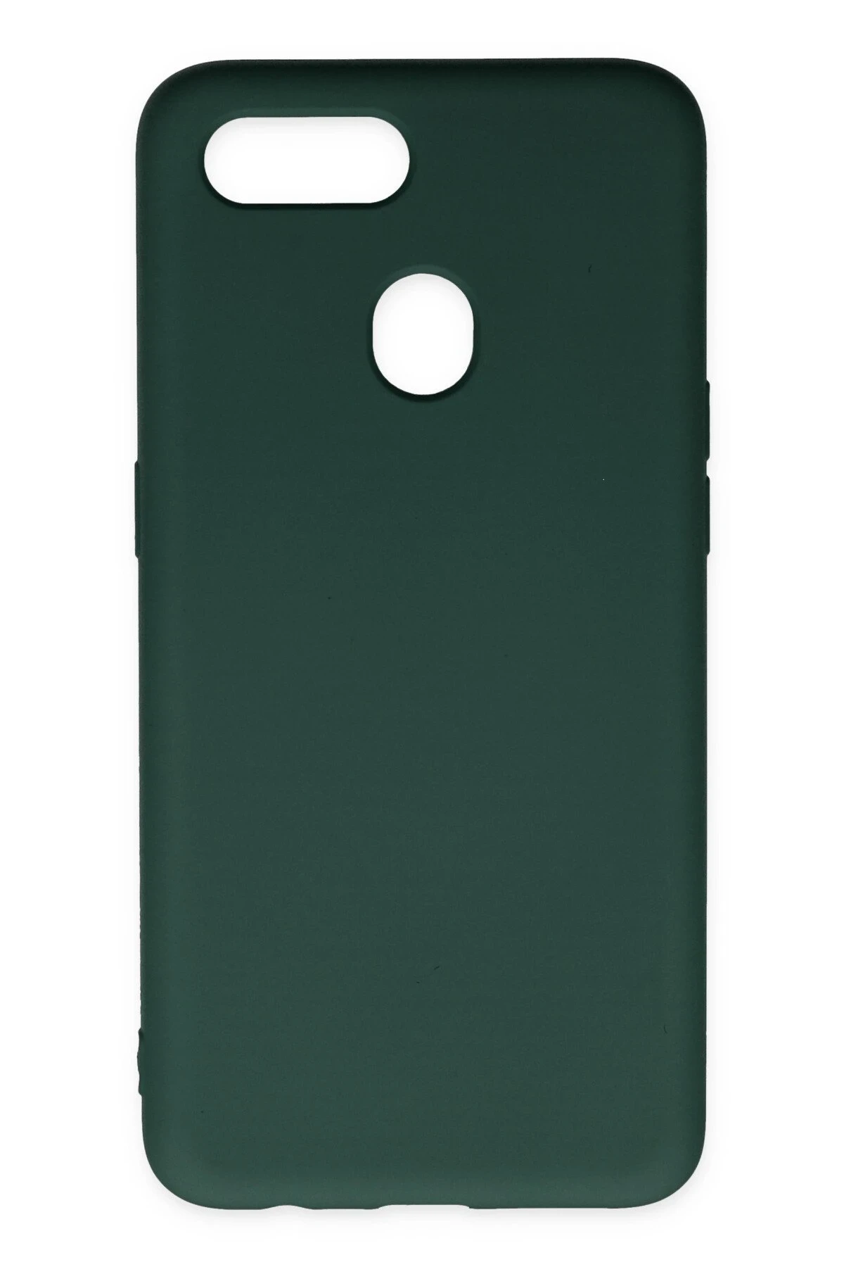 Newface Oppo A12 Kılıf Nano içi Kadife Silikon - Koyu Yeşil