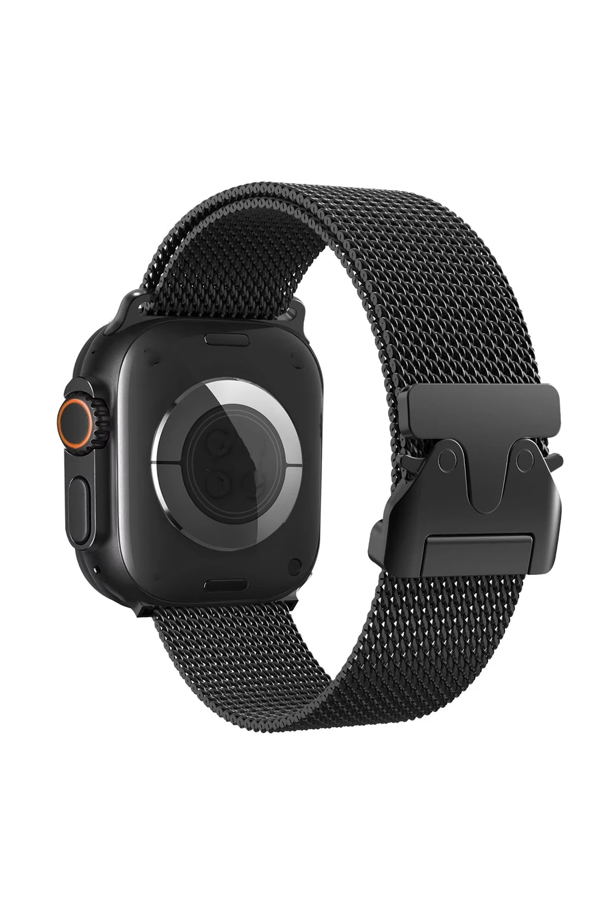 Newface Apple Watch 42mm Milano Metal Kordon - Siyah