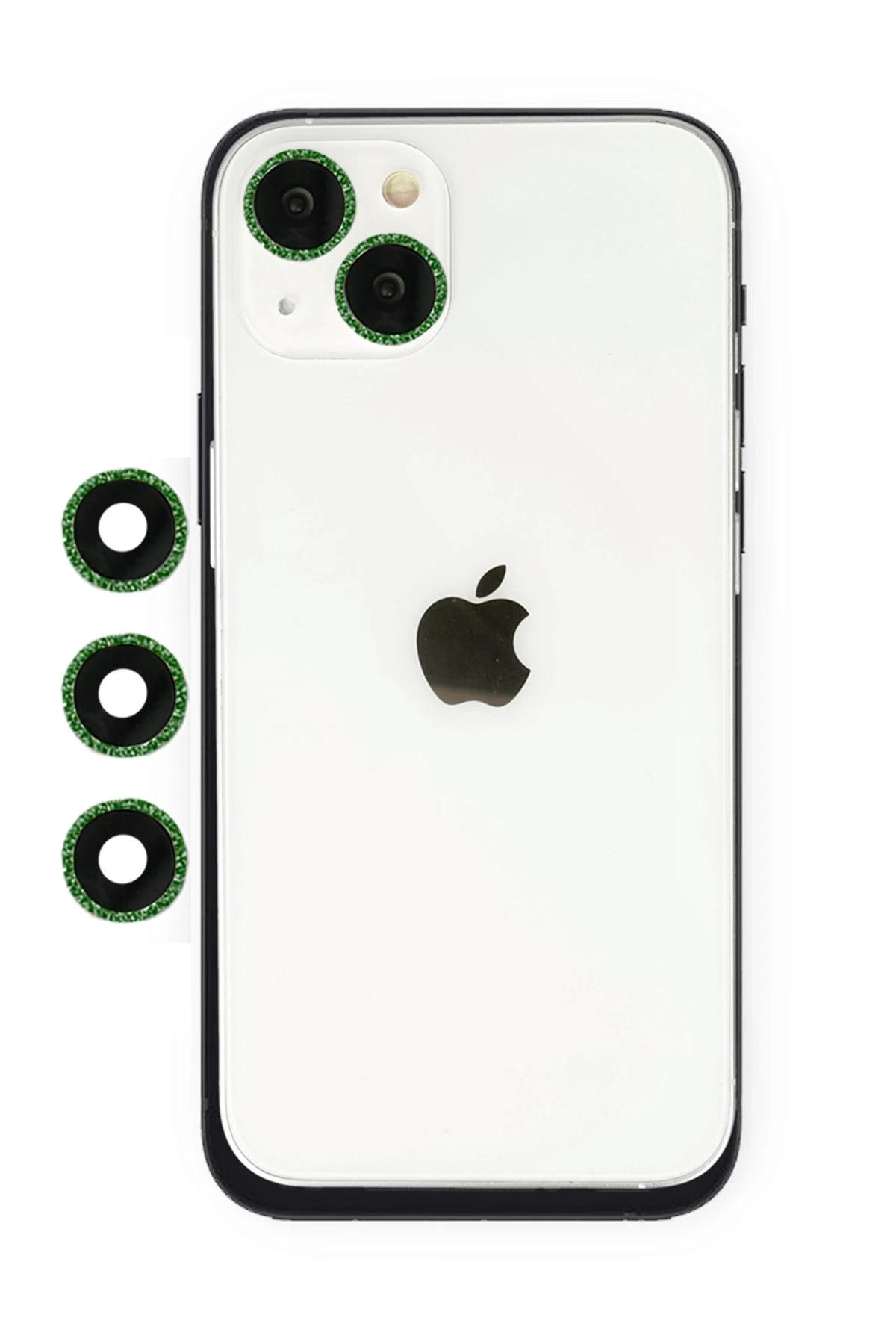 Newface iPhone 14 Shine Kamera Lens - Yeşil