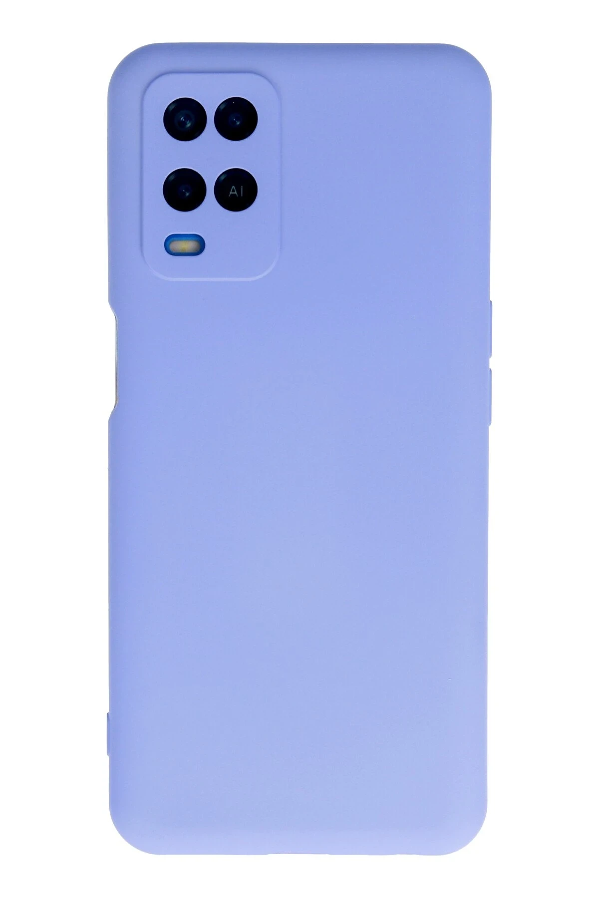 Newface Oppo A54 4G Kılıf Nano içi Kadife Silikon - Lila