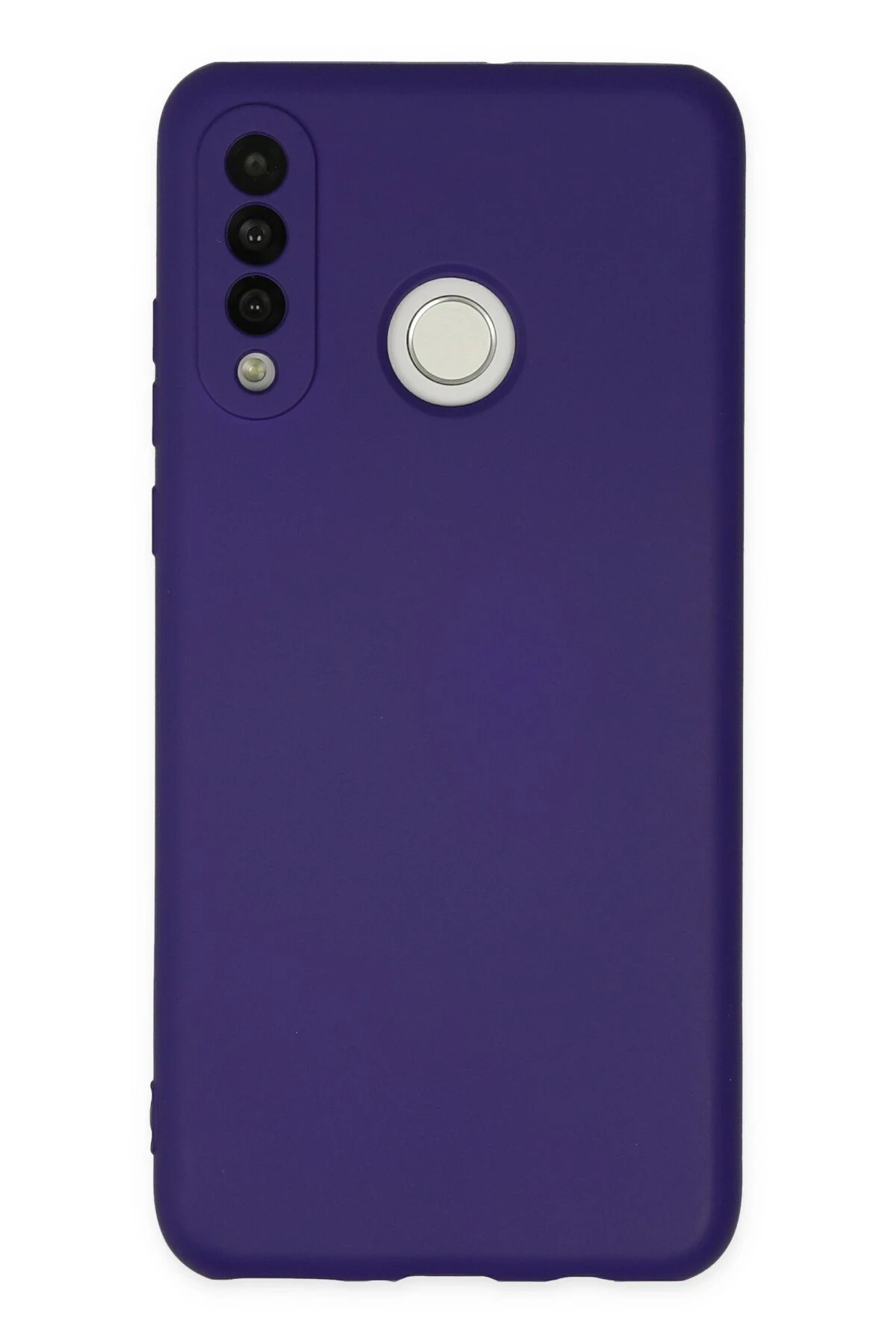 Newface Huawei P30 Lite Kılıf Nano içi Kadife Silikon - Mor