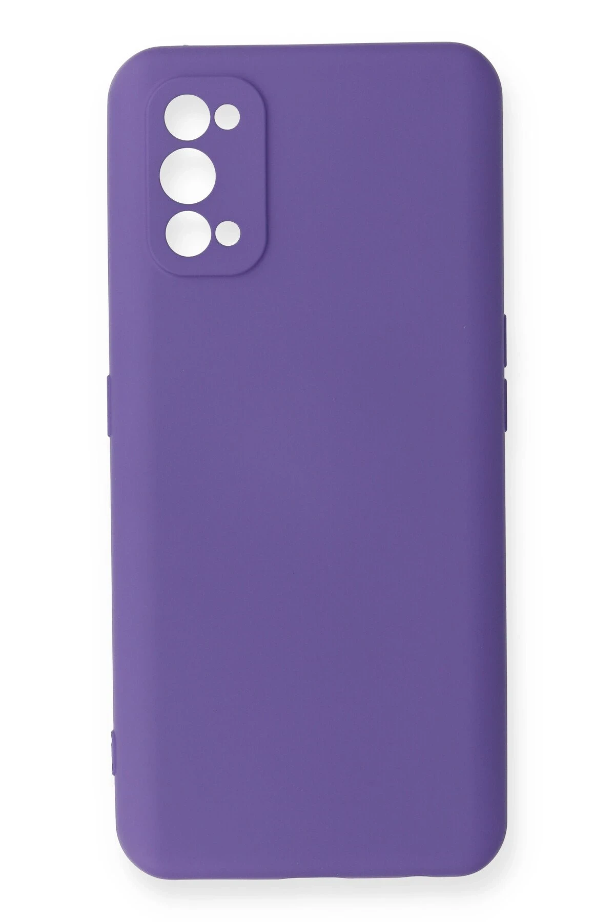 Newface Realme 7 Pro Kılıf Nano içi Kadife Silikon - Mor