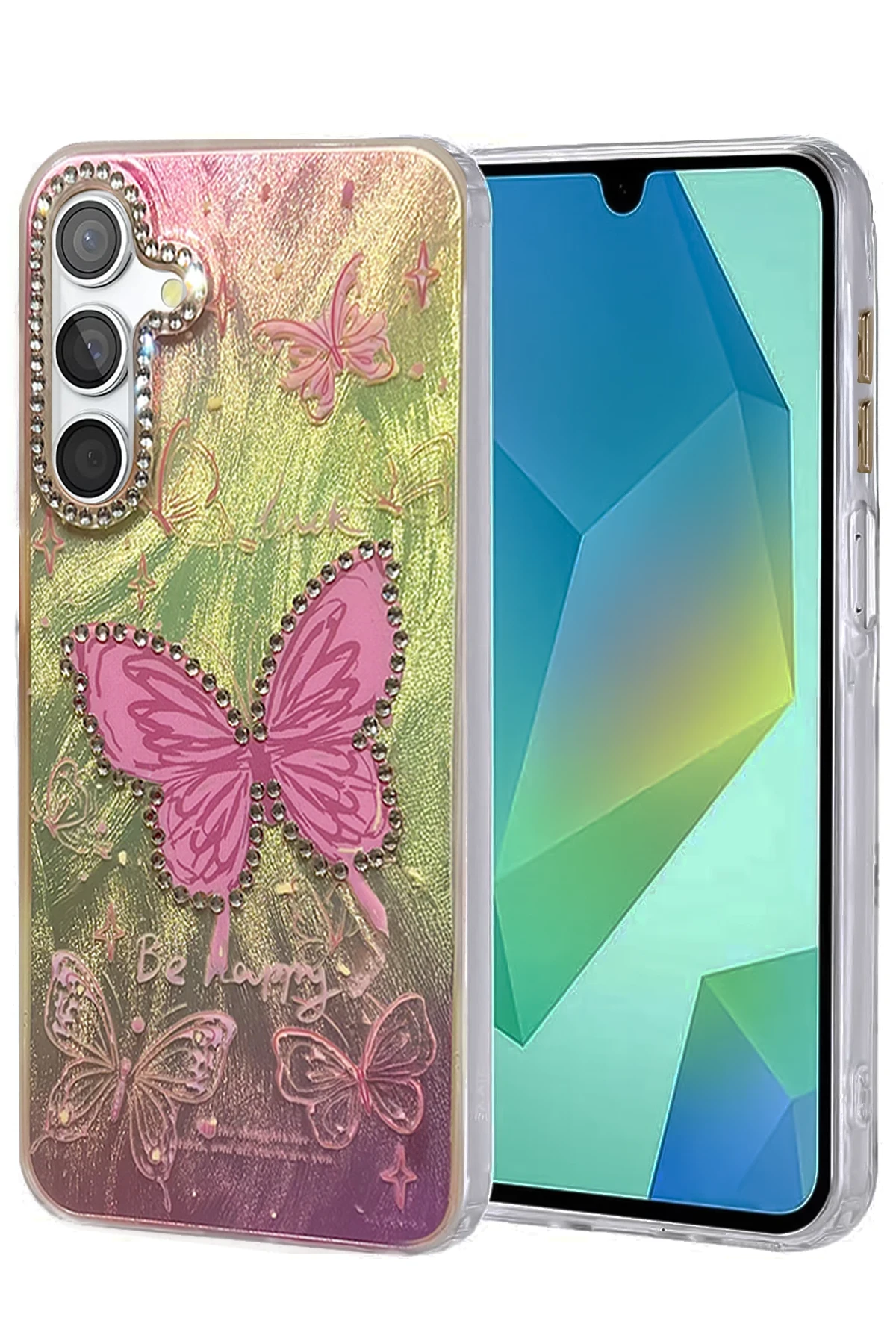 Newface Samsung Galaxy A25 5G Kılıf Blade Aynalı Desenli Kapak - Desen 5