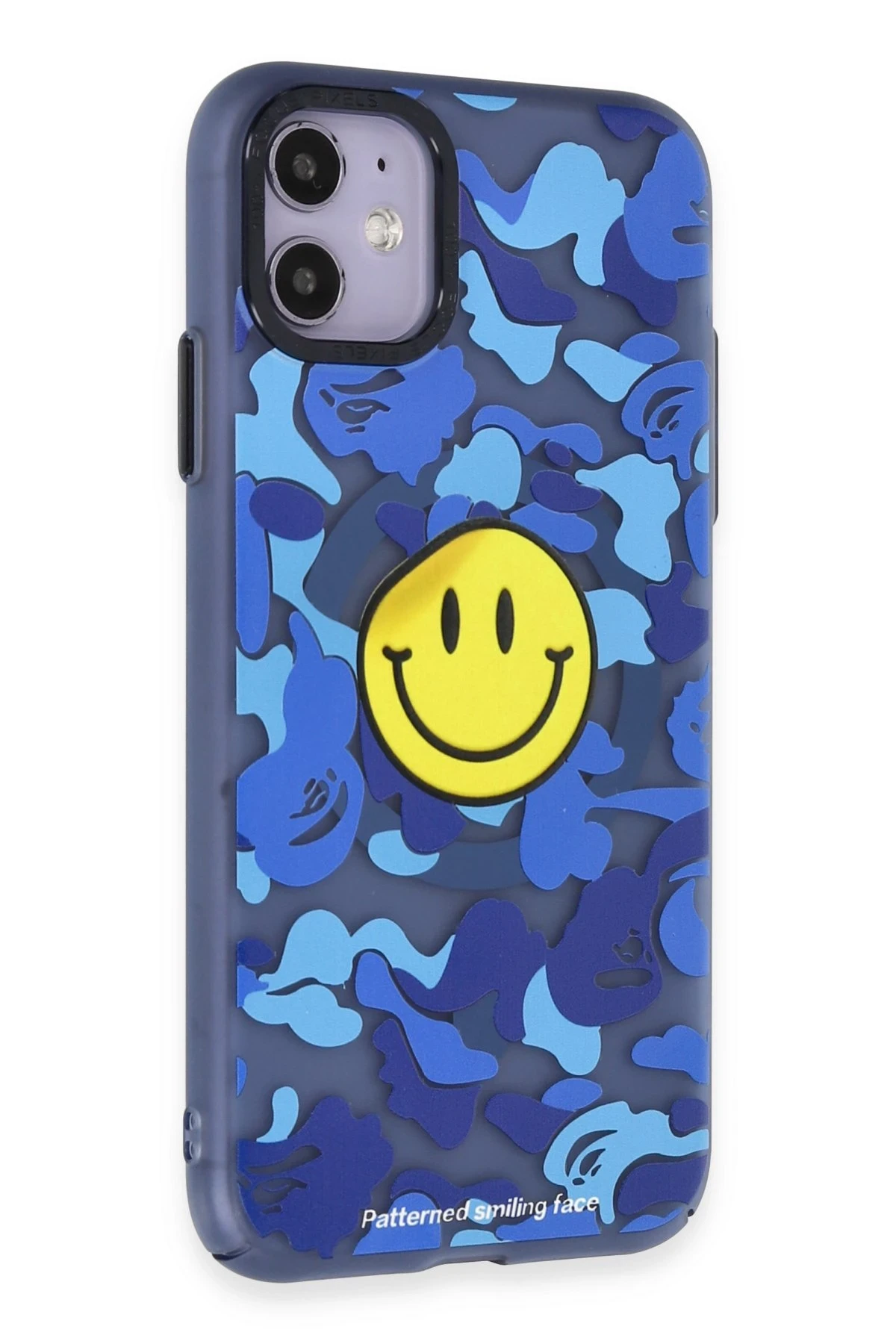 Newface iPhone 12 Kılıf Apollo Magneticsafe Desenli Kapak - Apollo Mavi - 1