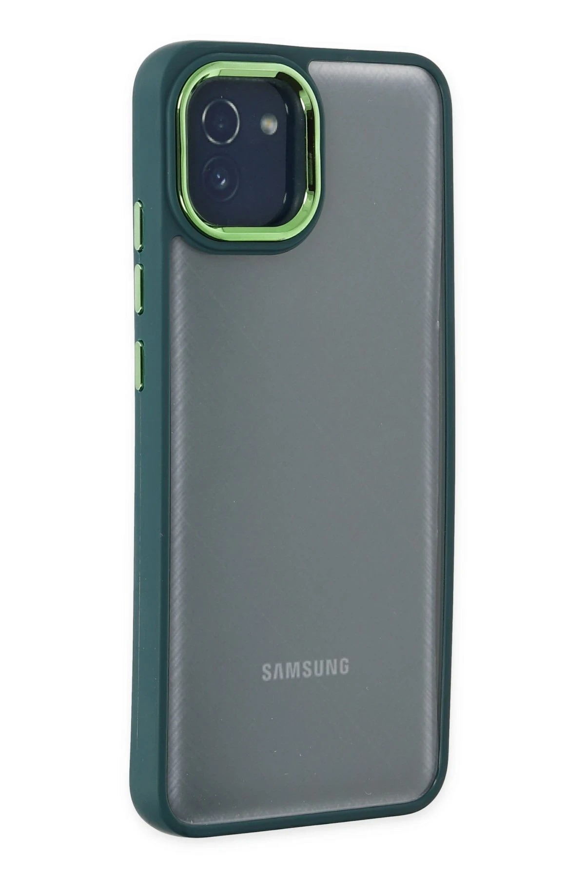 Newface Samsung Galaxy A03 Kılıf Dora Kapak - Haki Yeşil