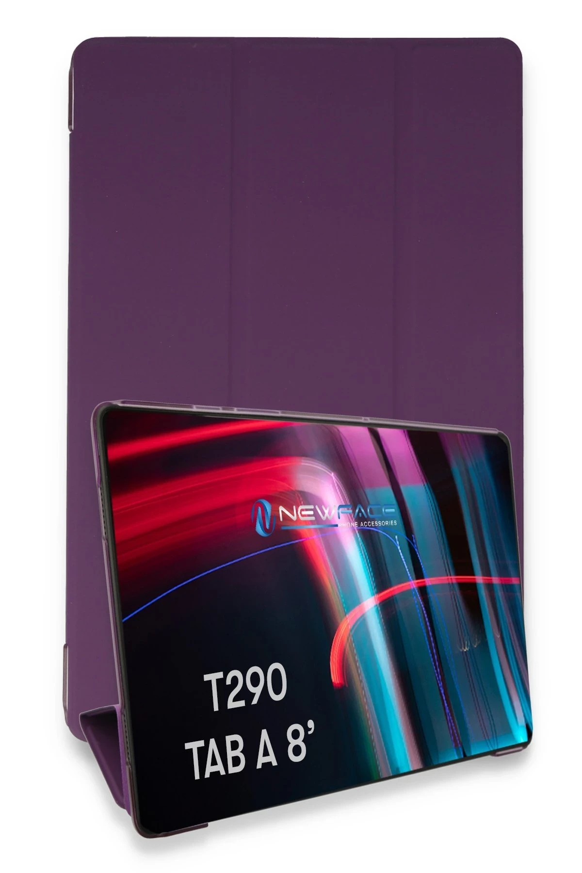 Newface Samsung Galaxy T290 Tab A 8 Kılıf Tablet Smart Kılıf - Mor