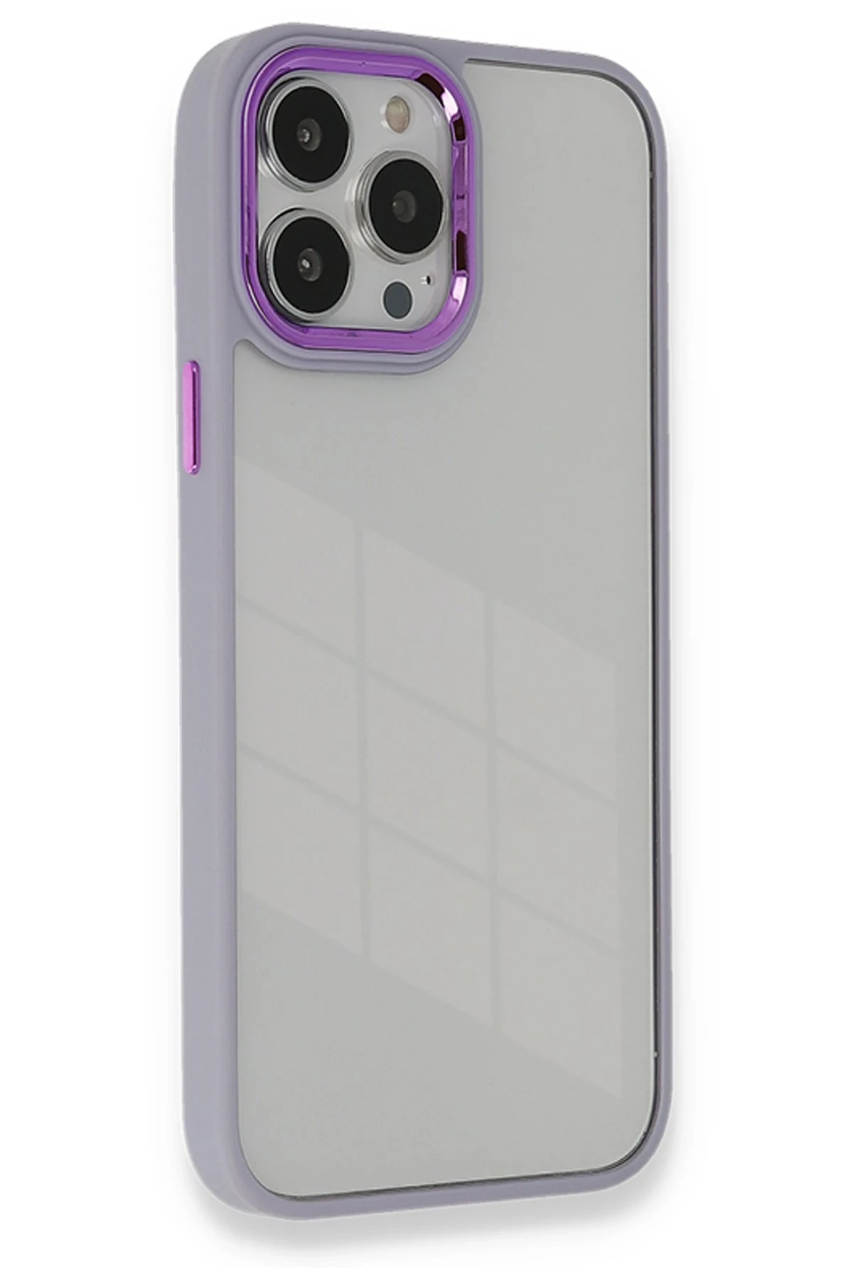 Newface iPhone 14 Pro Max Kılıf Dora Kapak - Lila