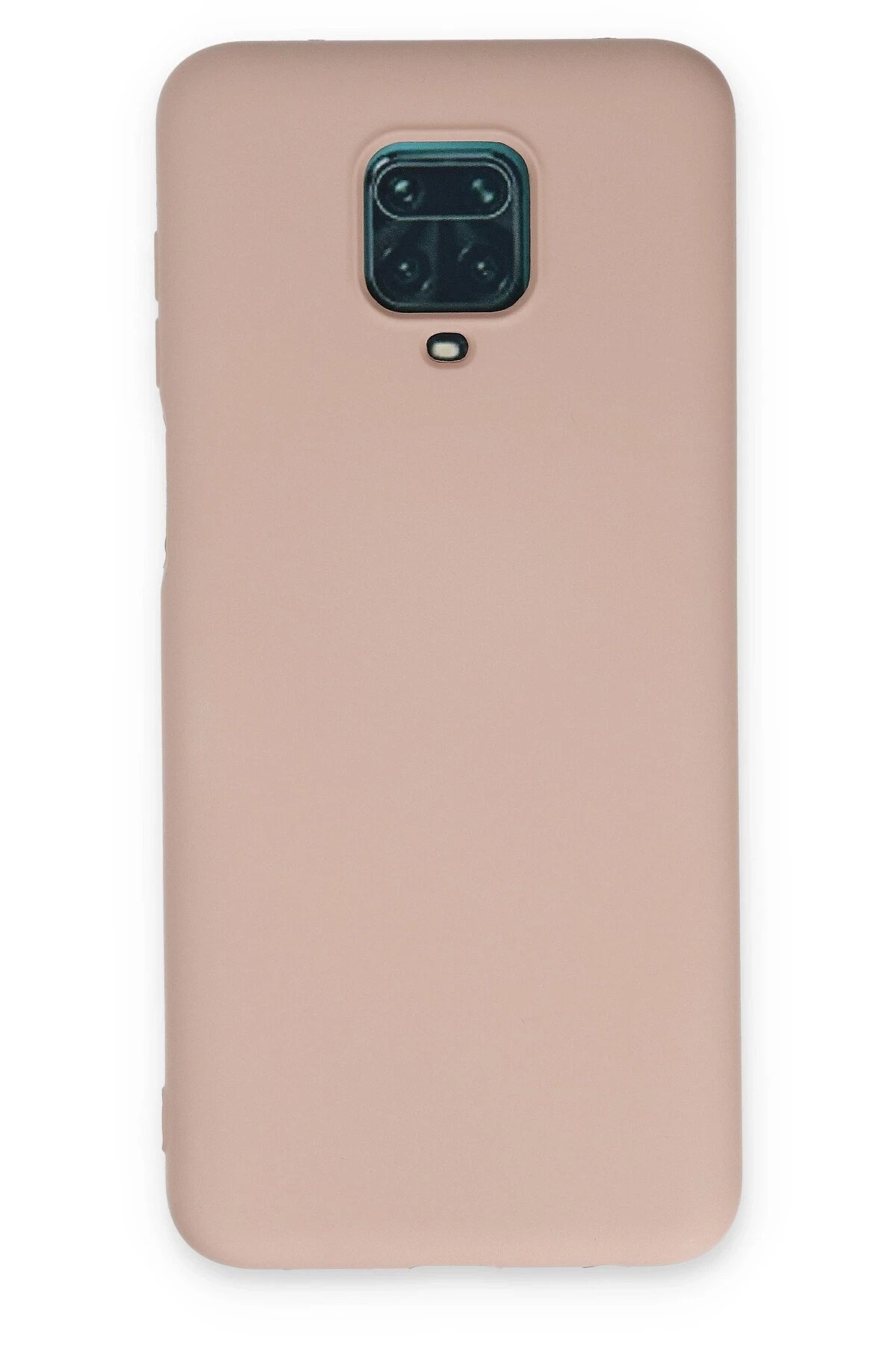 Newface Xiaomi Redmi Note 9 Pro Kılıf Nano içi Kadife Silikon - Pudra