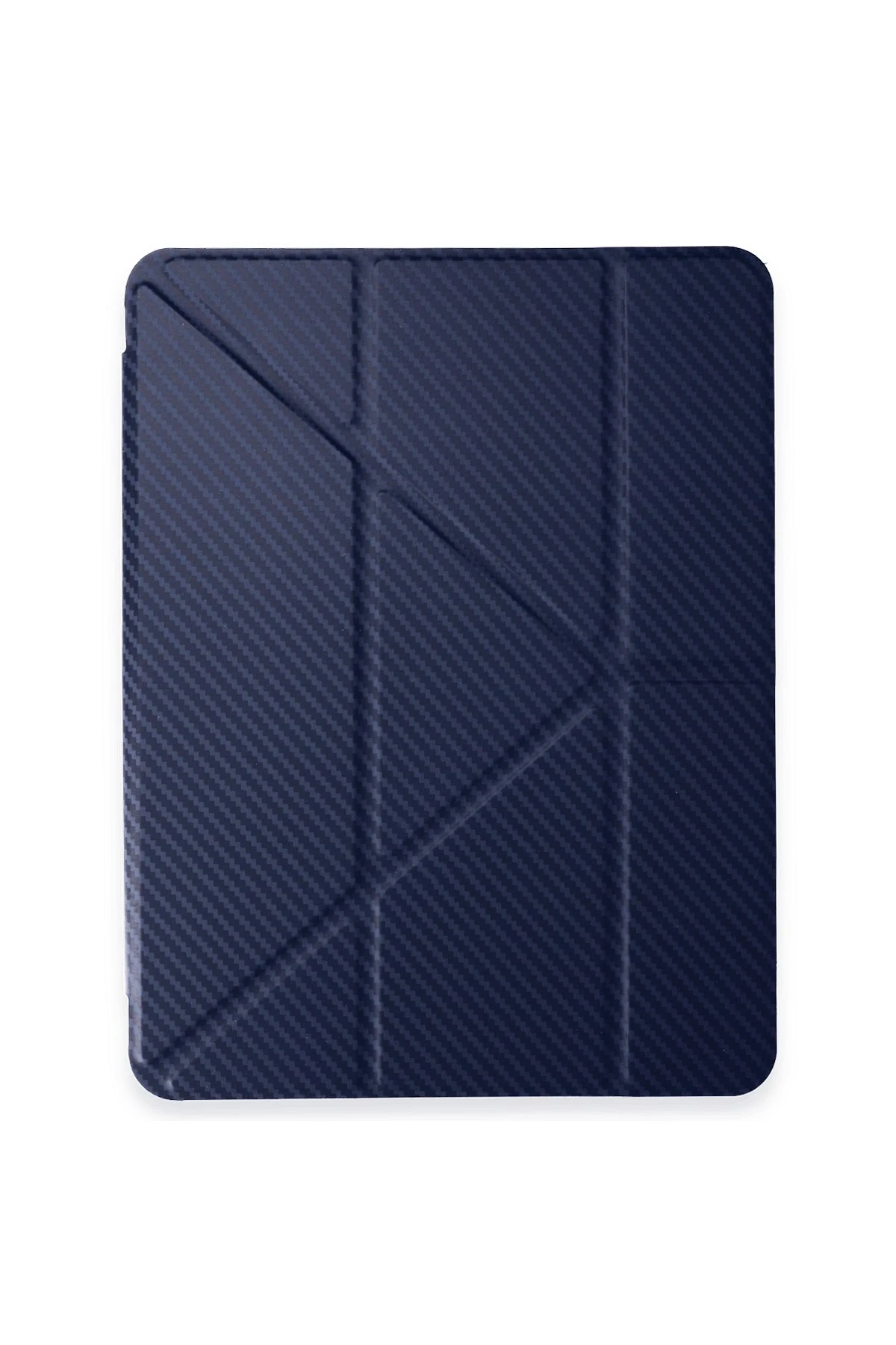 Newface iPad 2022 10.9 (10.nesil) Kılıf Color Karbon Tablet Kılıfı - Lacivert